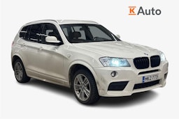 valkoinen BMW X3 2013 kuva 1.