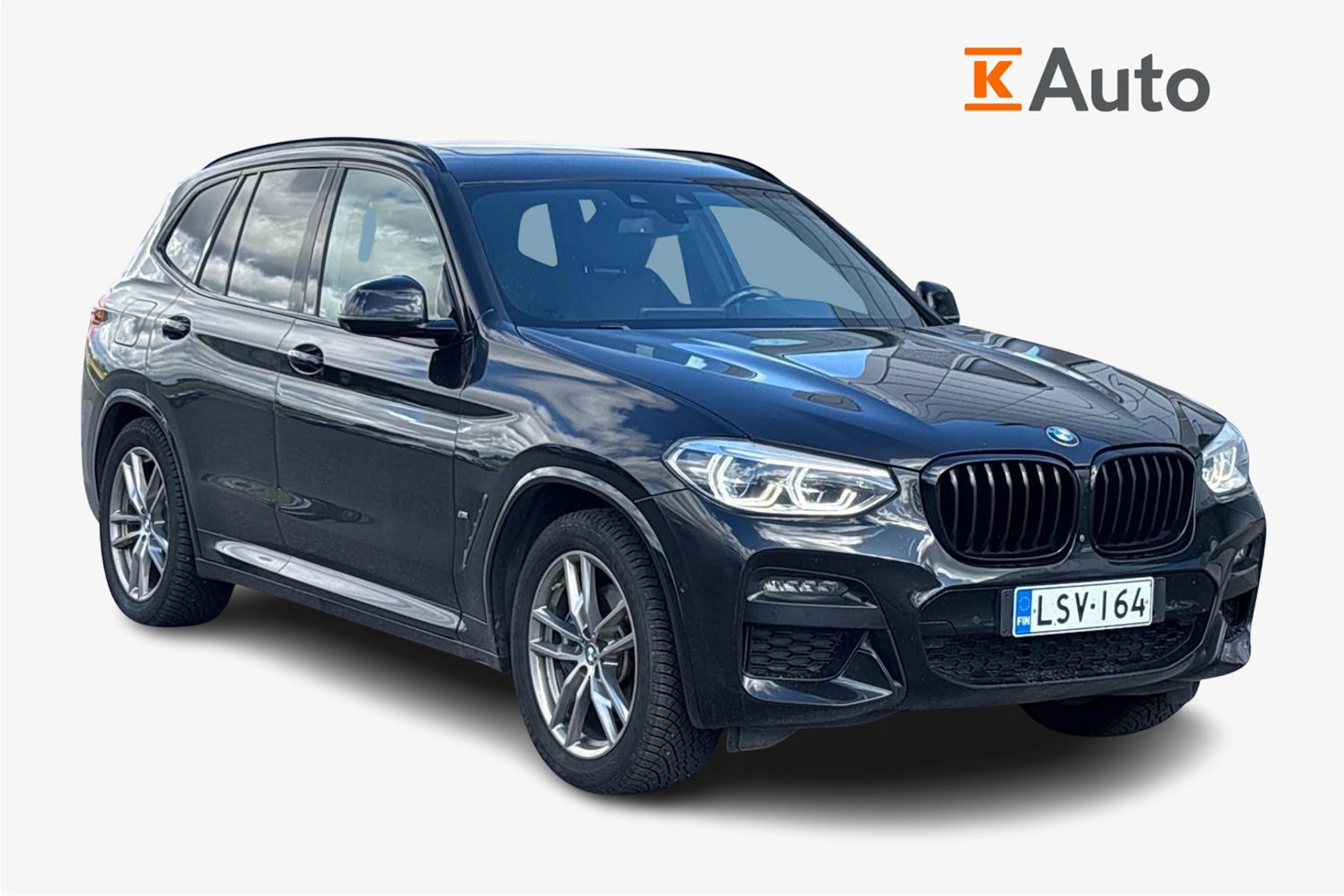 musta BMW X3 2021 kuva 1.