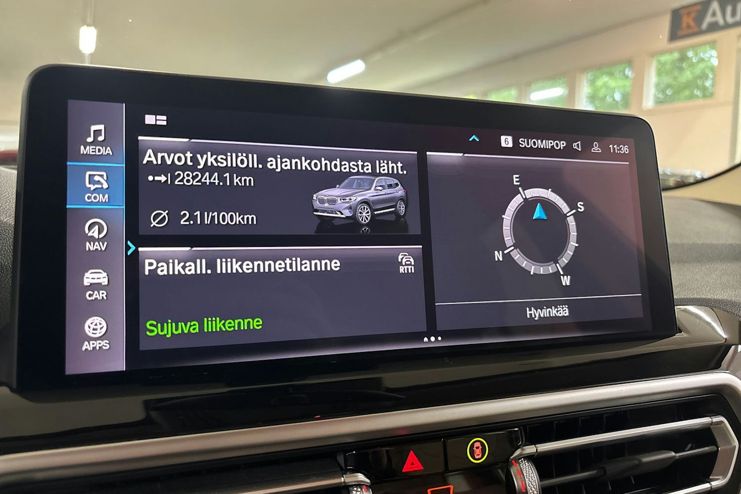 Harmaa BMW X3 2022 kuva 20.