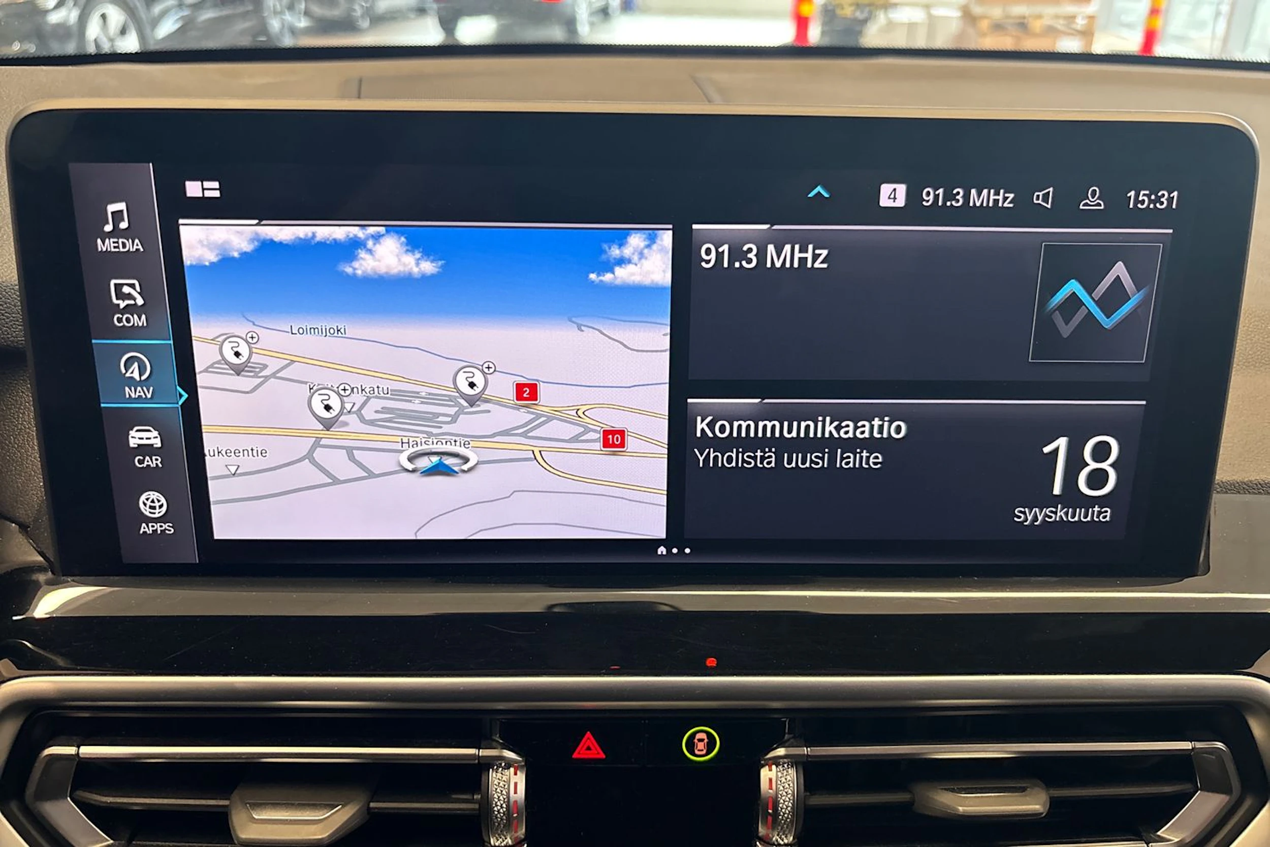 Sininen BMW X3 2022 kuva 23.