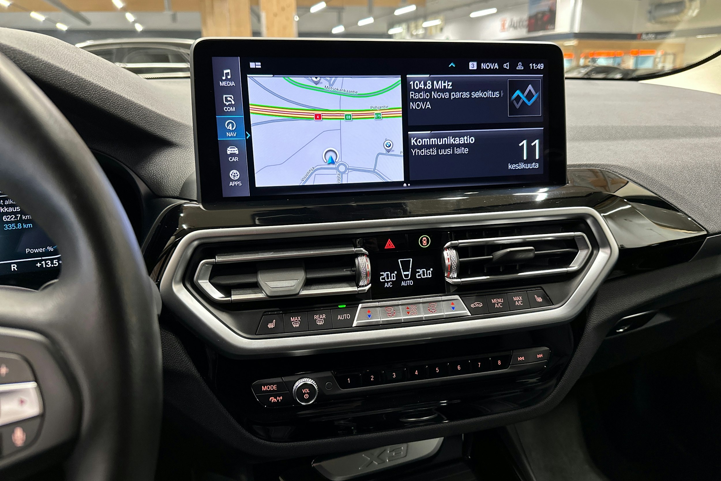 harmaa BMW X3 2022 kuva 21.