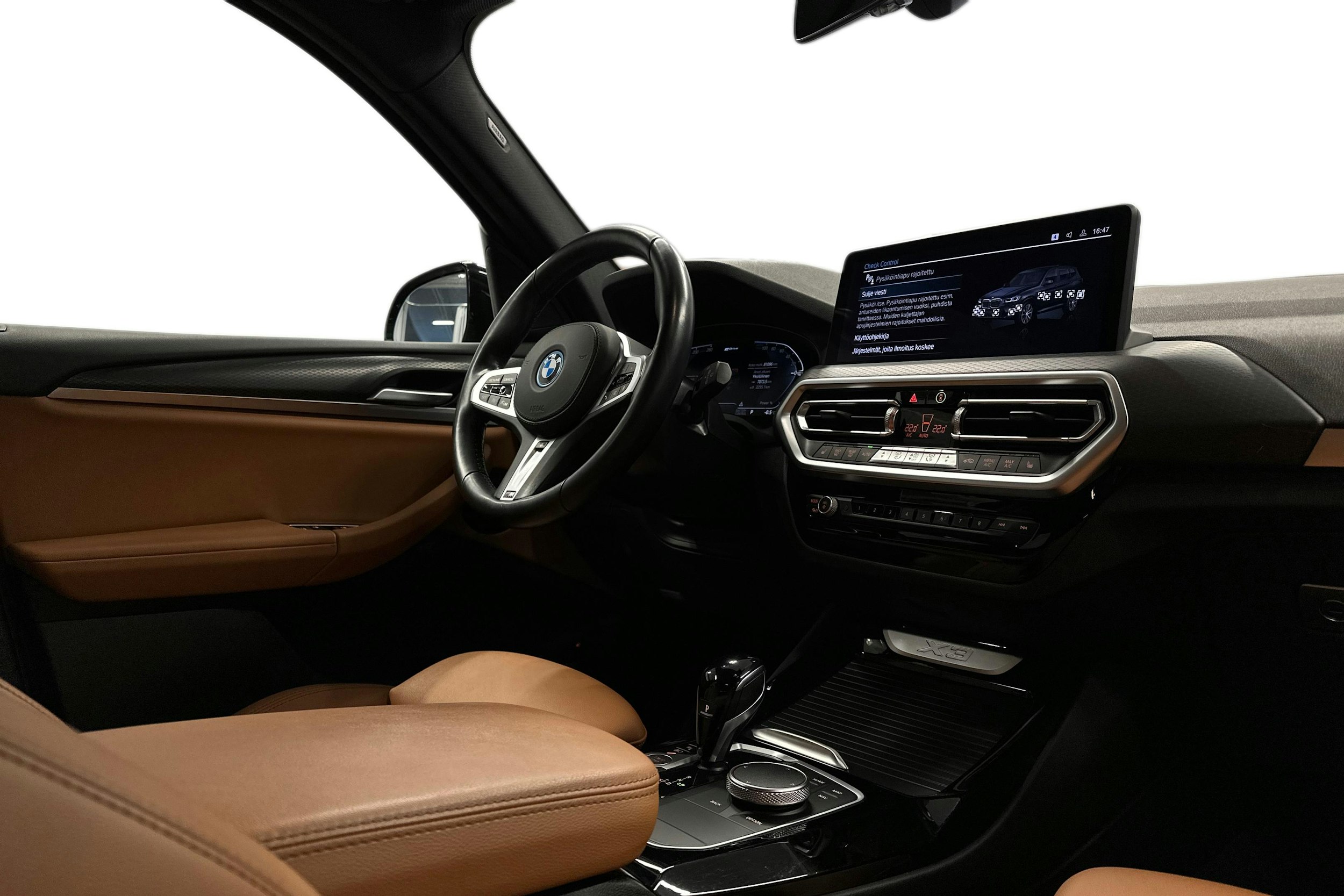 musta BMW X3 2022 kuva 9.