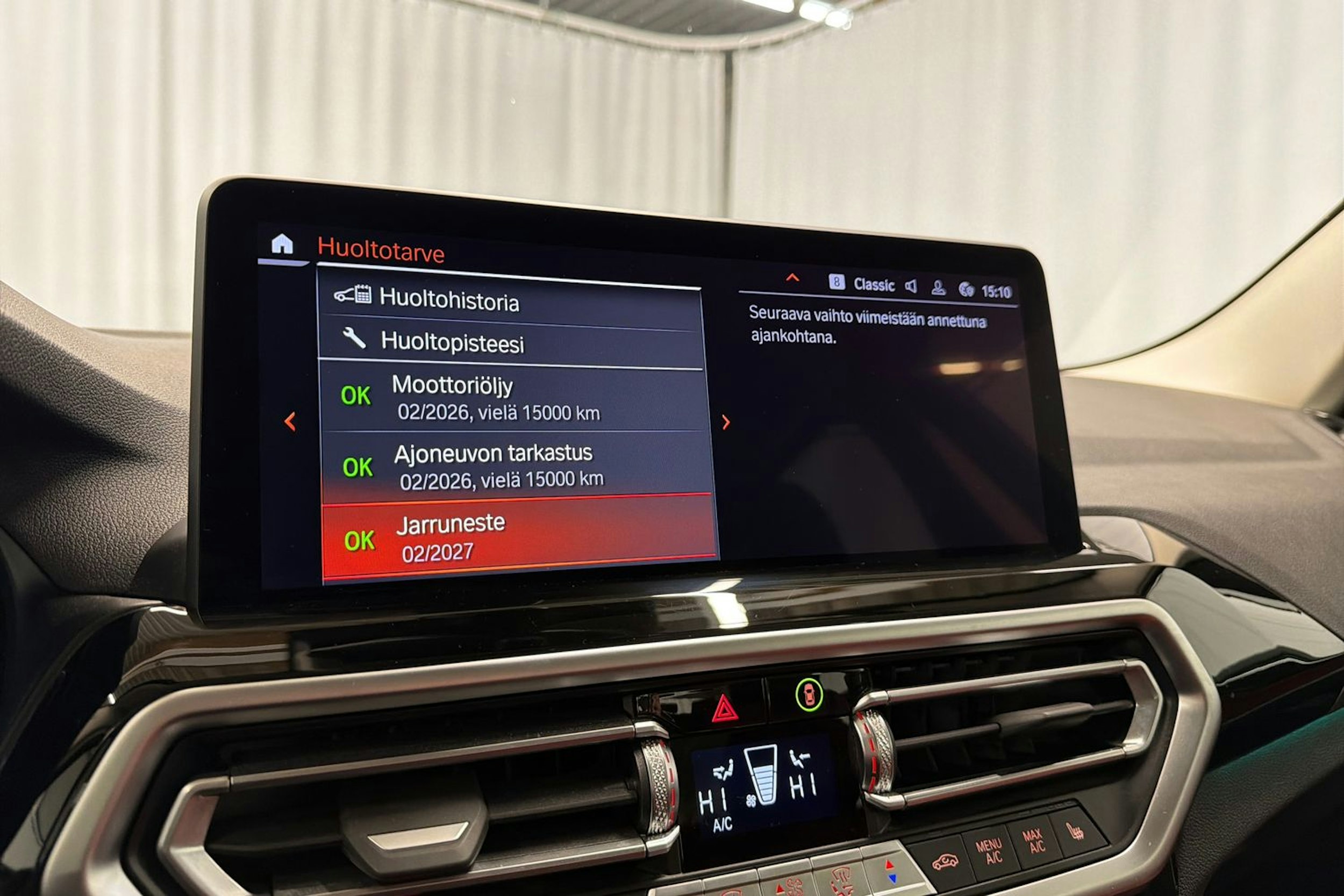 harmaa BMW X3 2022 kuva 24.