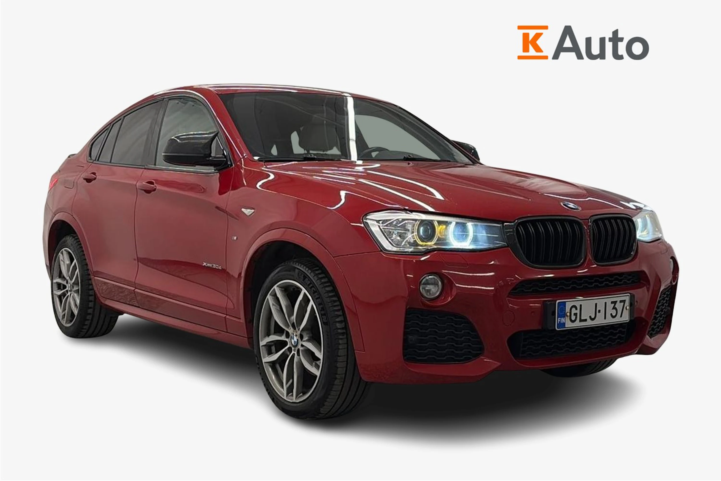 punainen BMW X4 2015 kuva 1.