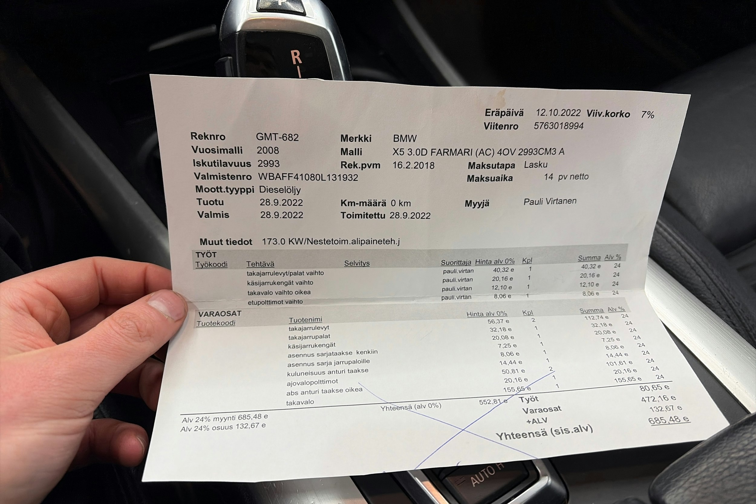 musta BMW X5 2008 kuva 29.