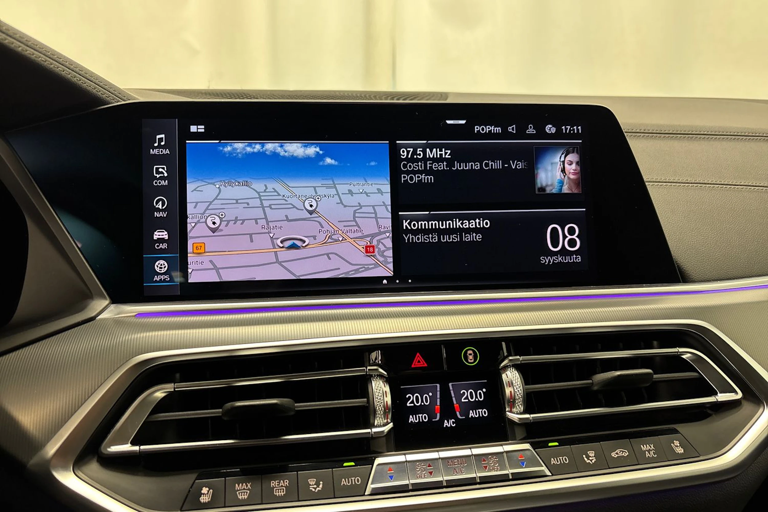harmaa BMW X5 2020 kuva 19.