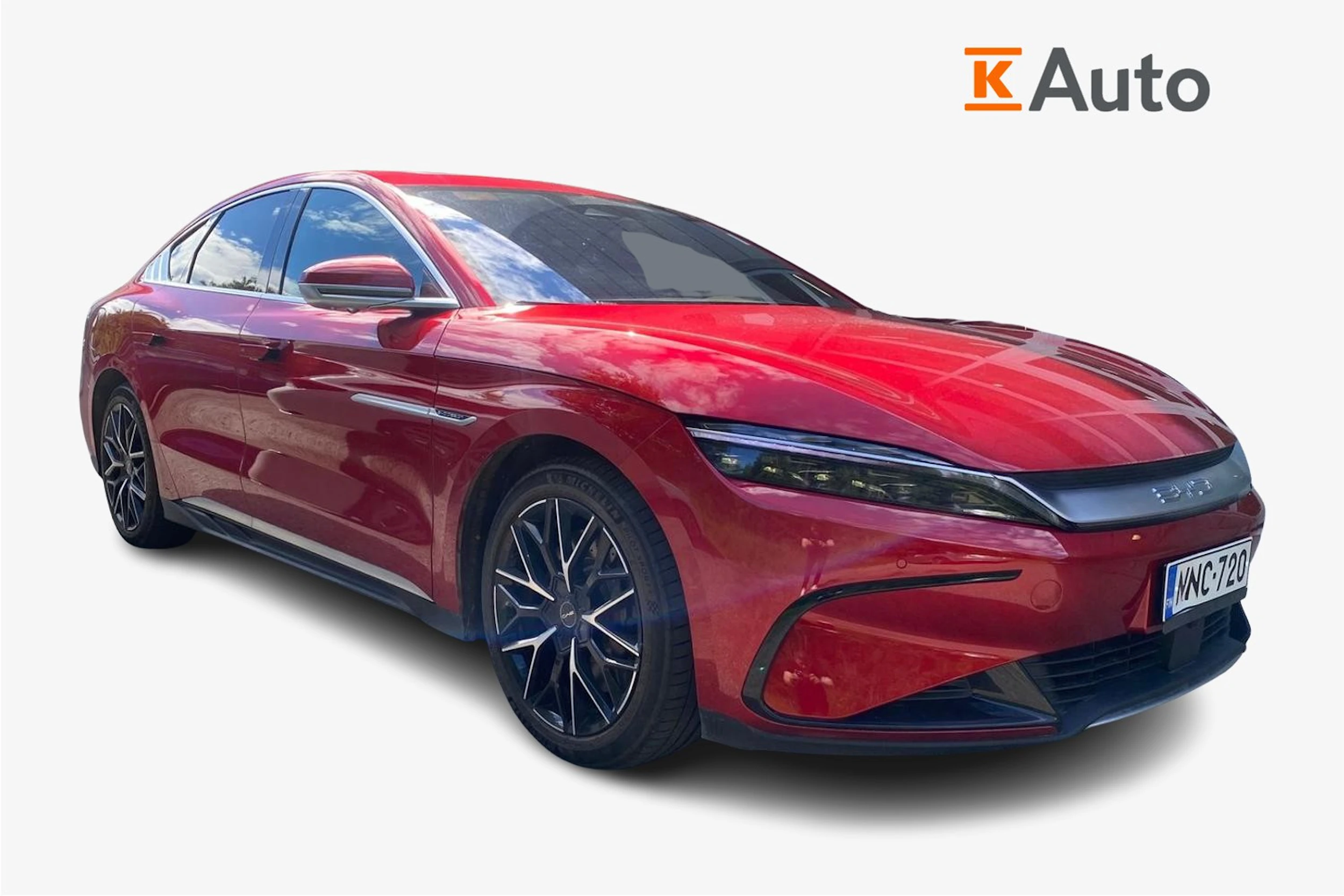 Punainen BYD Han 2023 kuva 1.