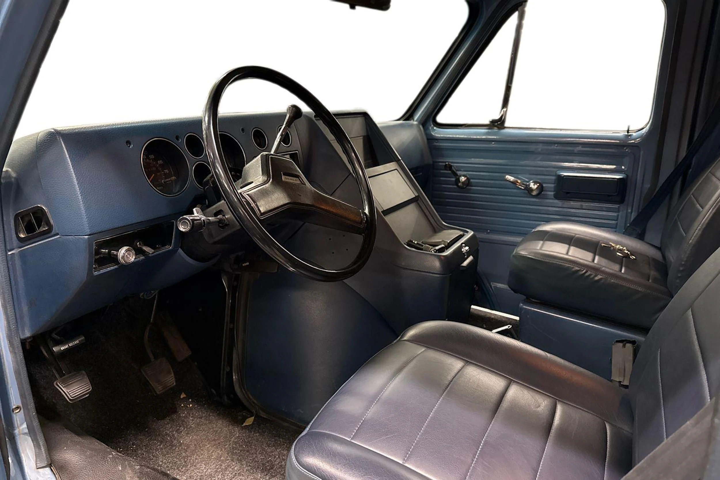 sininen Chevrolet Chevy Van 1990 kuva 3.