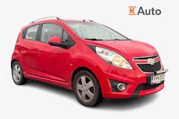 punainen Chevrolet Spark 2011 kuva 1.