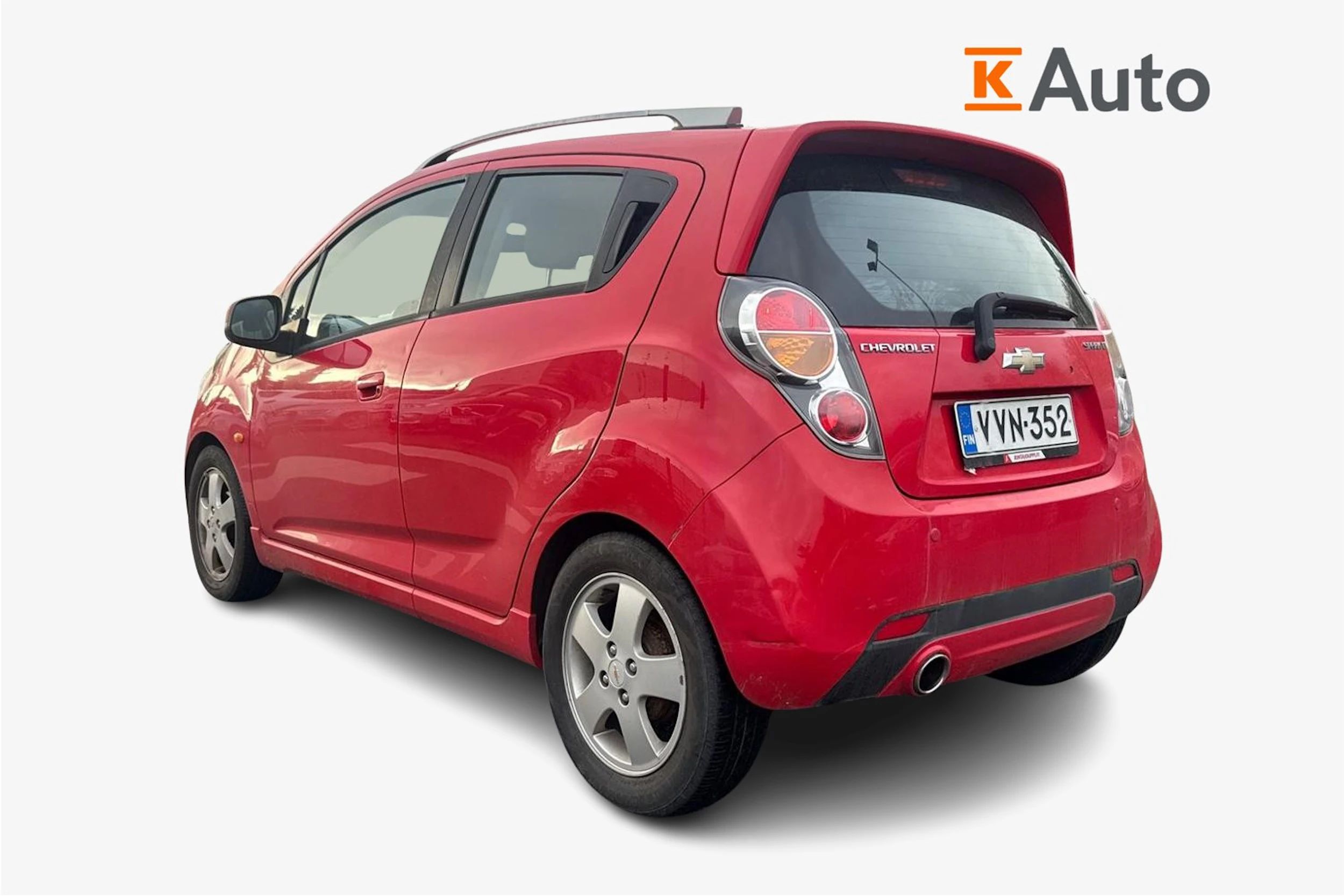 punainen Chevrolet Spark 2011 kuva 2.