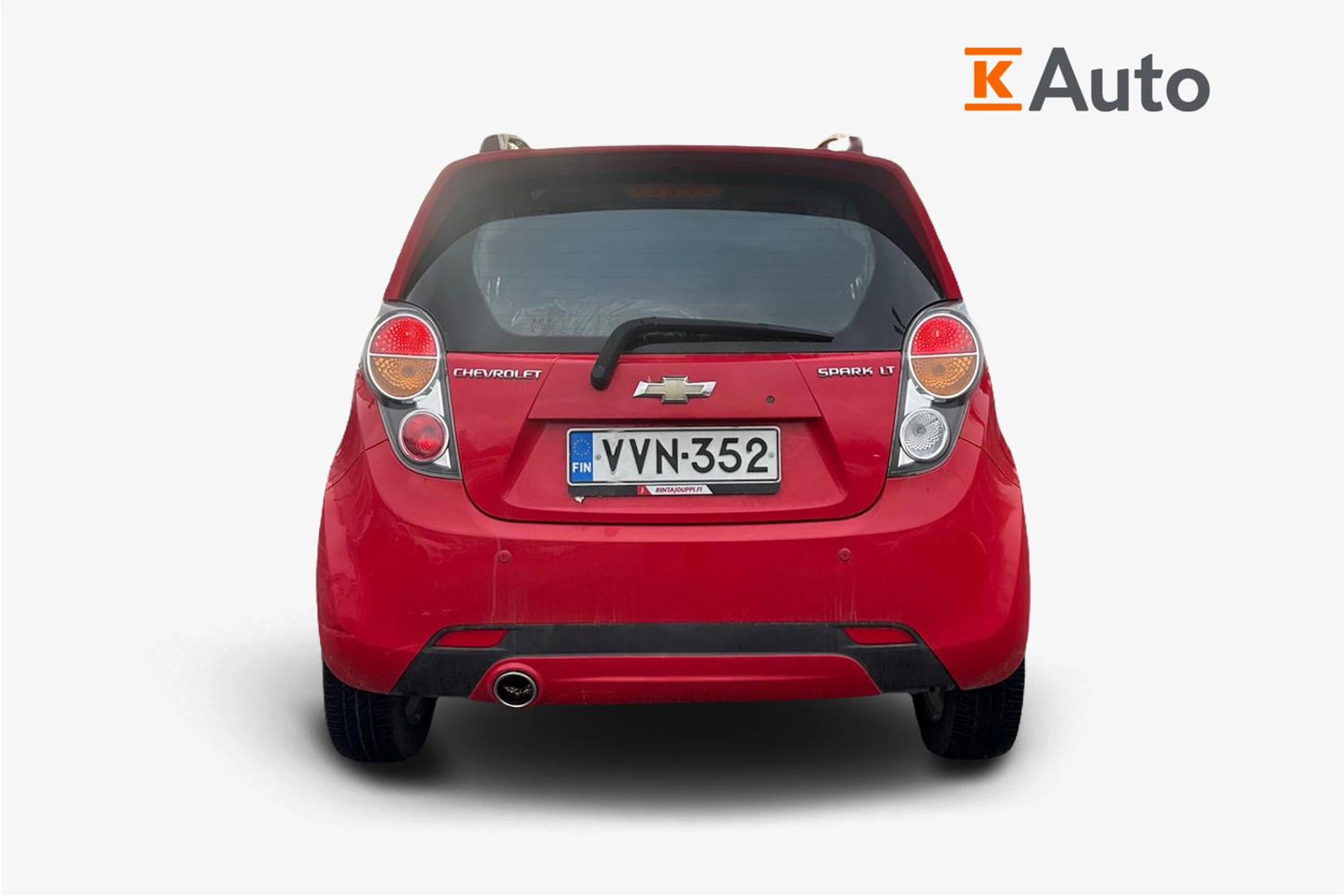 punainen Chevrolet Spark 2011 kuva 3.