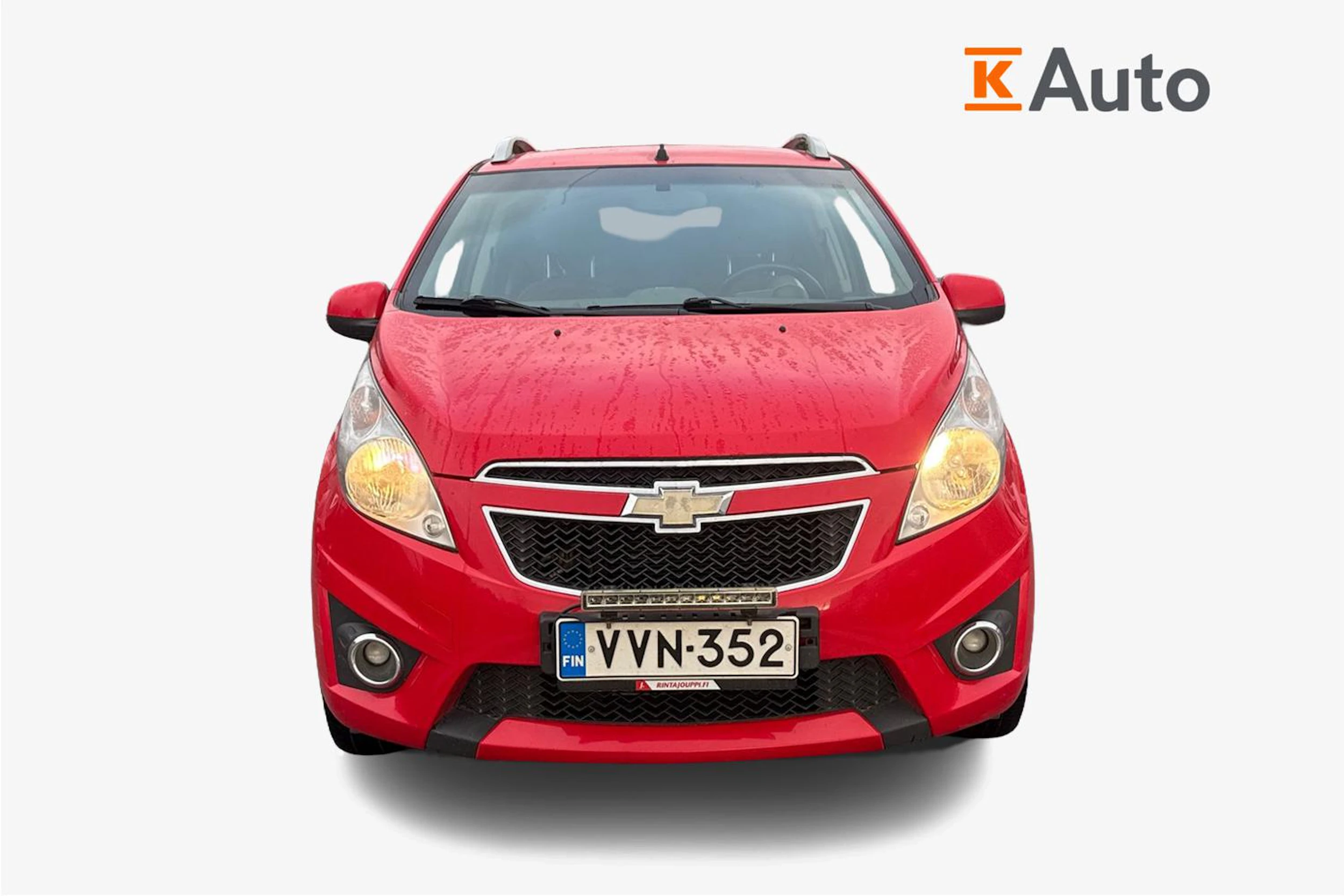 punainen Chevrolet Spark 2011 kuva 4.