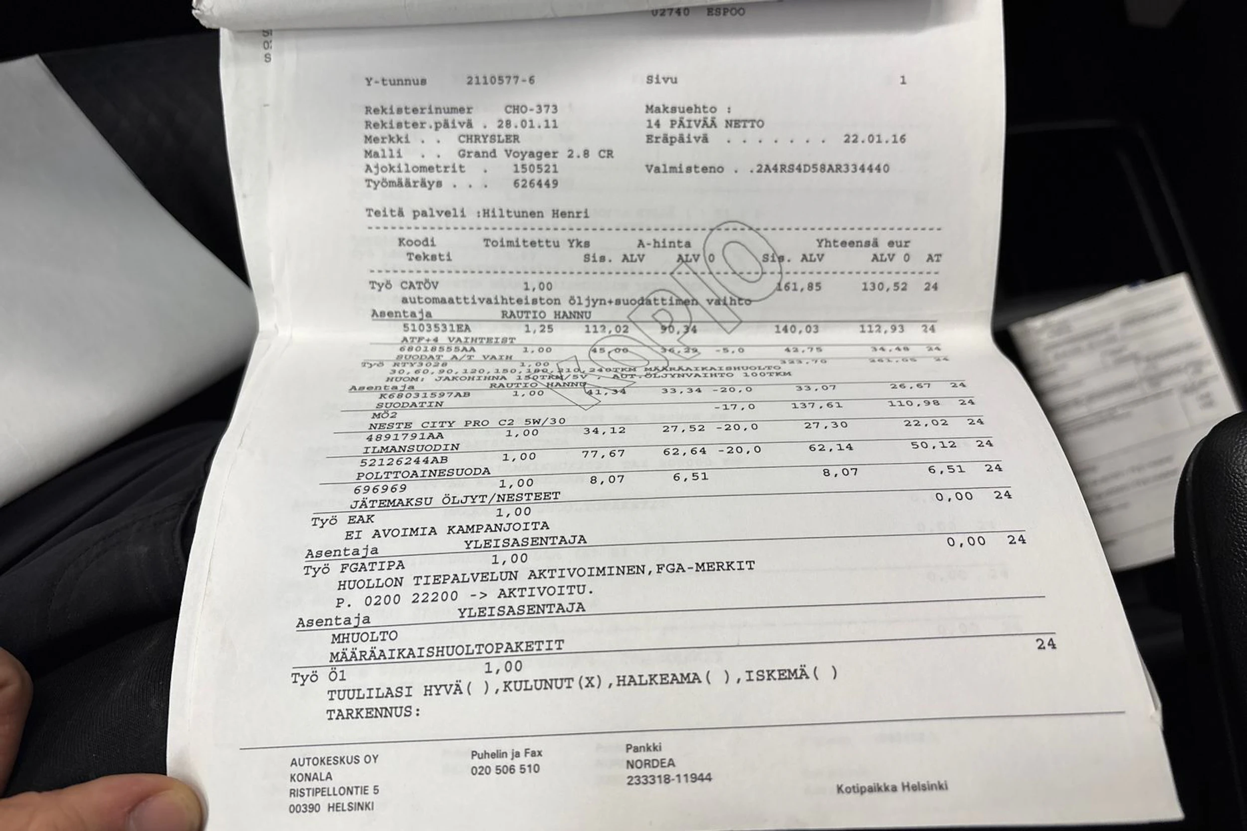 musta Chrysler Grand Voyager 2011 kuva 32.