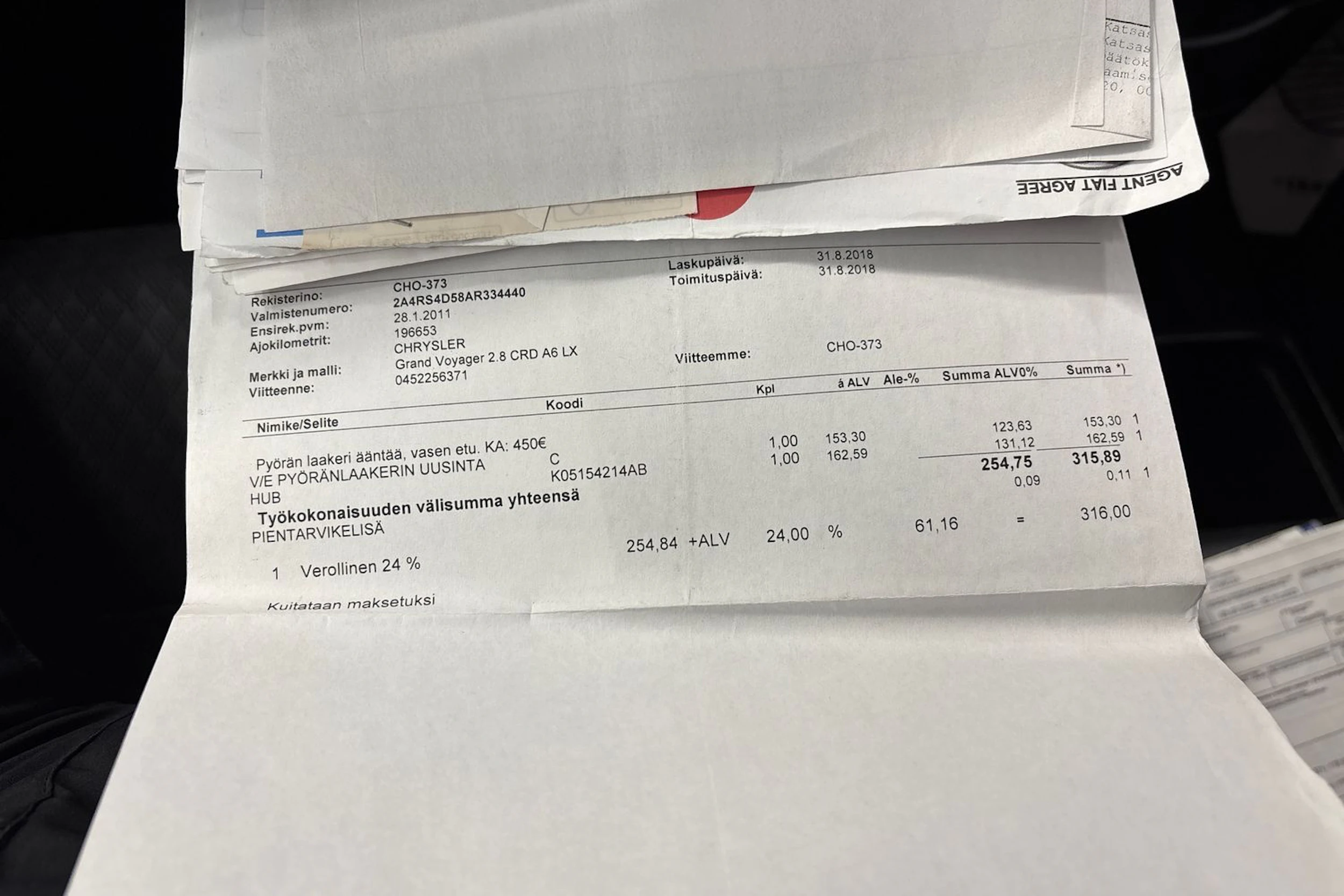 musta Chrysler Grand Voyager 2011 kuva 33.