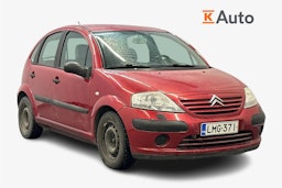 punainen Citroën C3 2003 kuva 1.