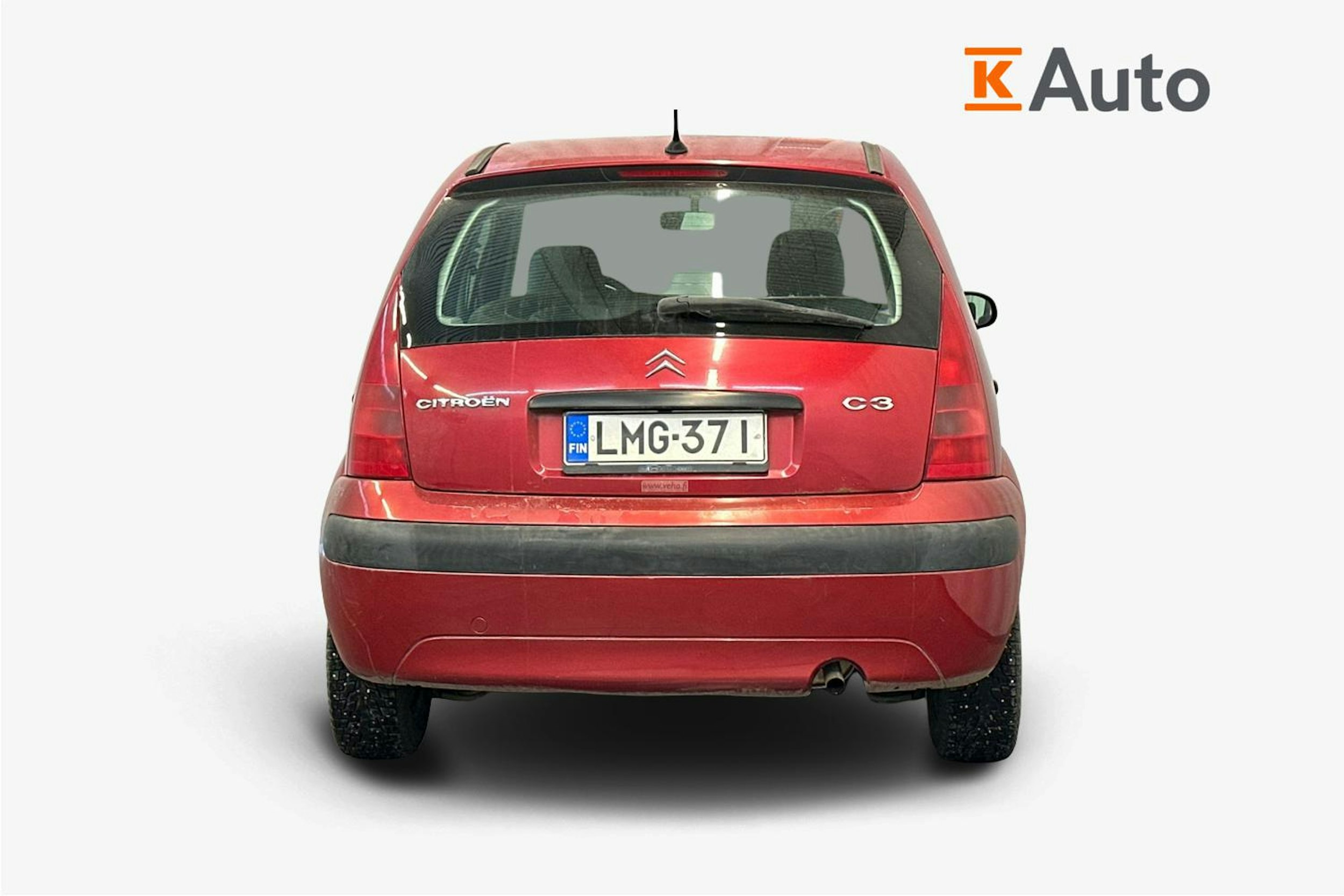 punainen Citroën C3 2003 kuva 3.