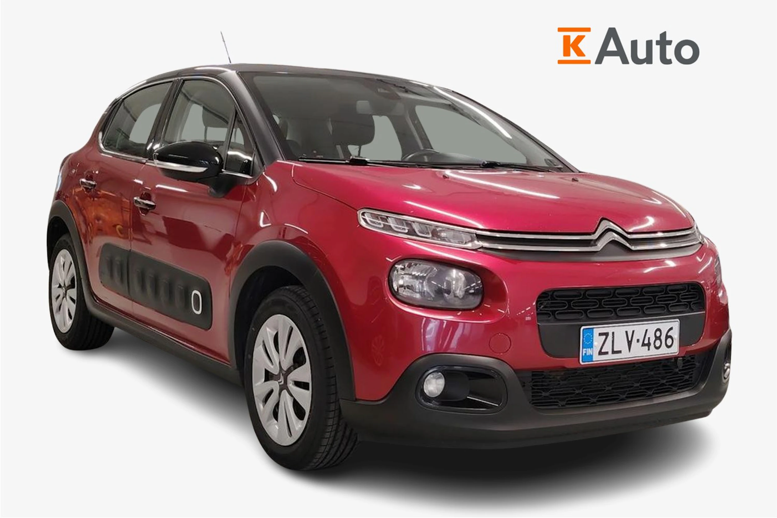 Punainen Citroën C3 2017 kuva 1.