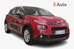 Punainen Citroën C3 2017 kuva 1.