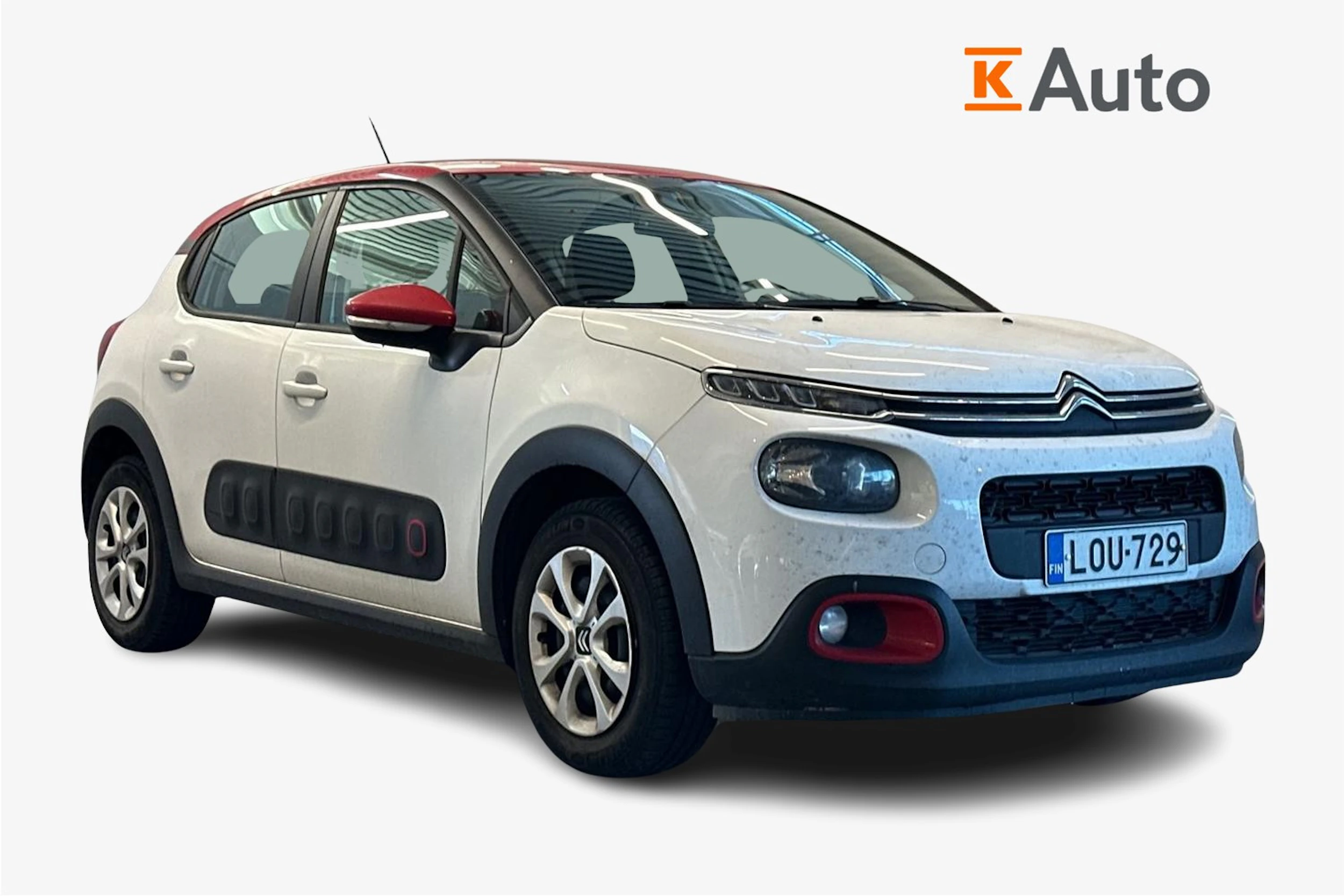 valkoinen Citroën C3 2018 kuva 1.