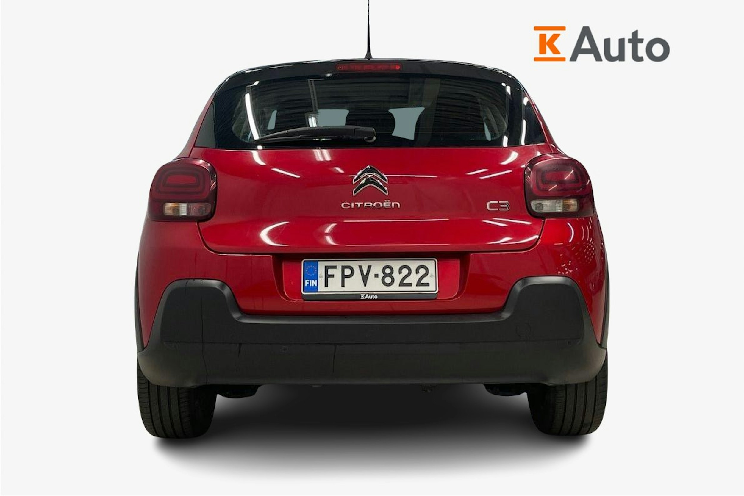 Punainen Citroën C3 2020 kuva 3.