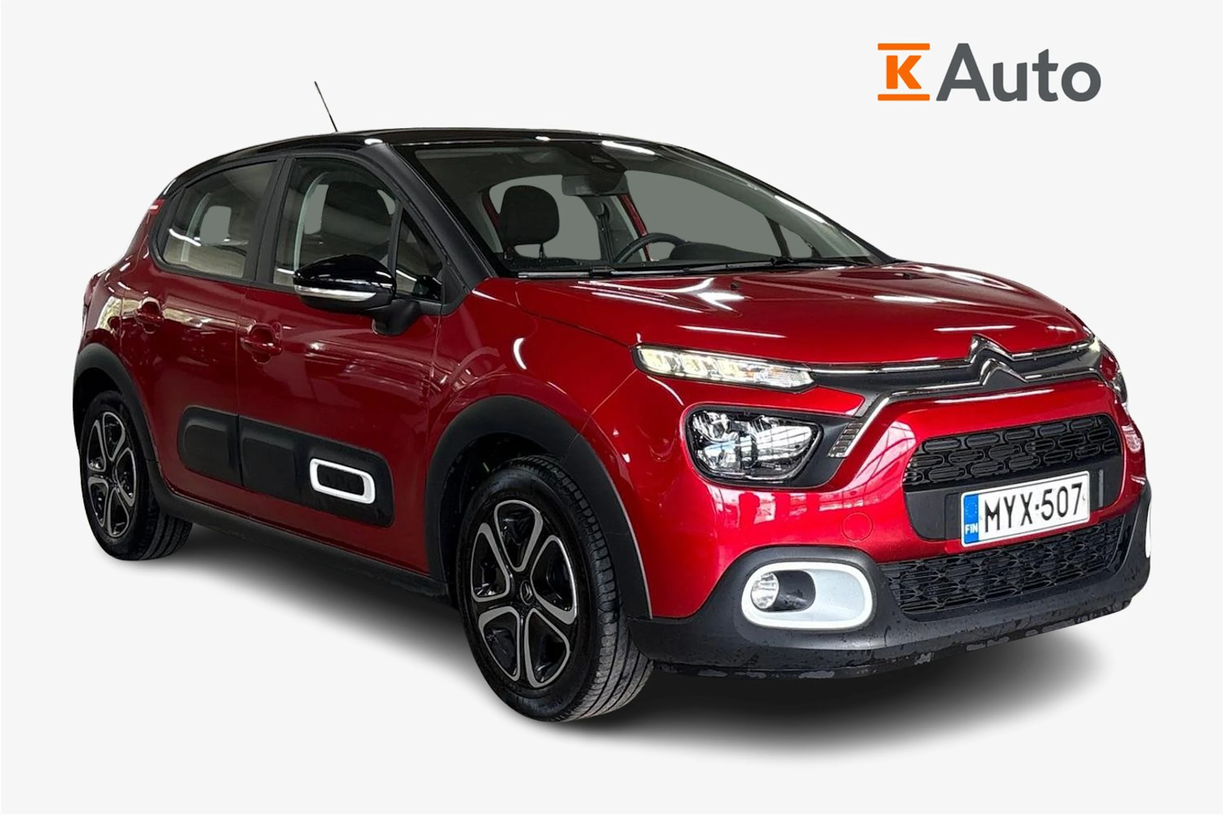 Punainen Citroën C3 2021 kuva 1.