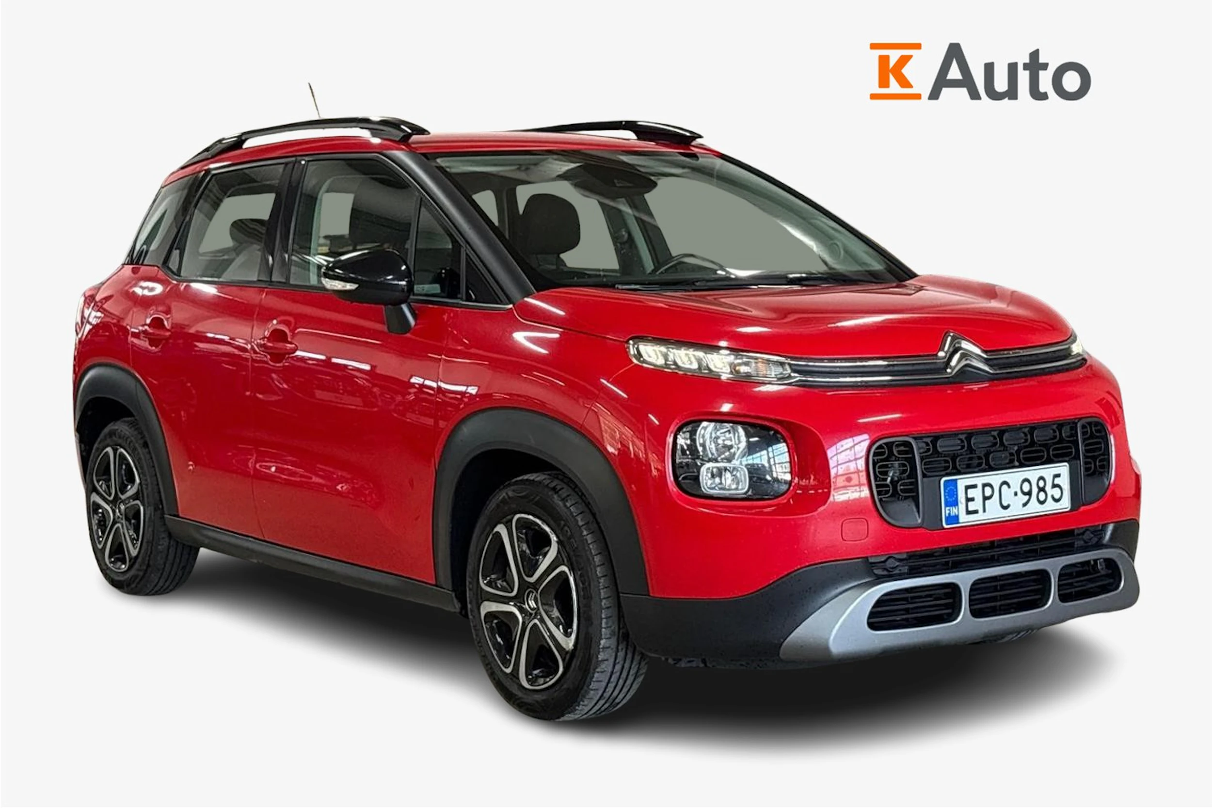 punainen Citroën C3 Aircross 2018 kuva 1.