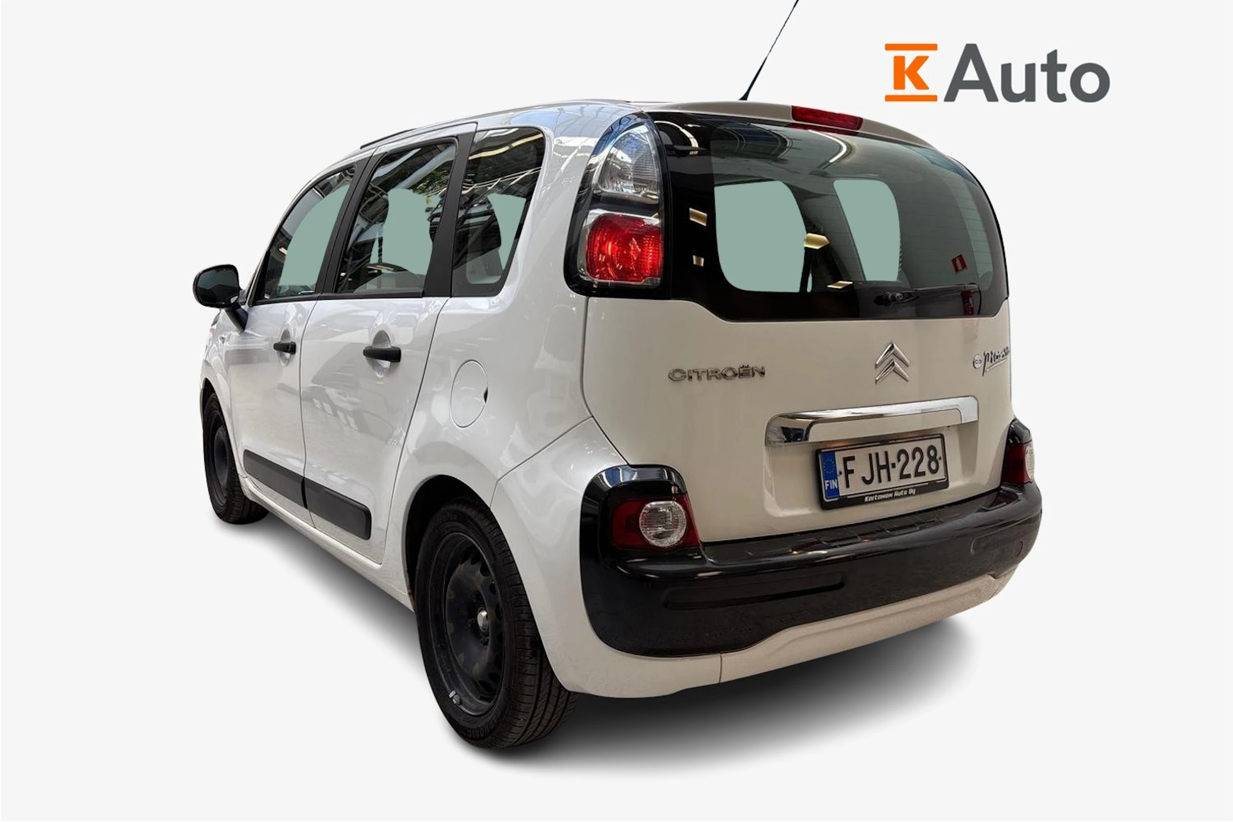 Valkoinen Citroën C3 Picasso 2009 kuva 3.