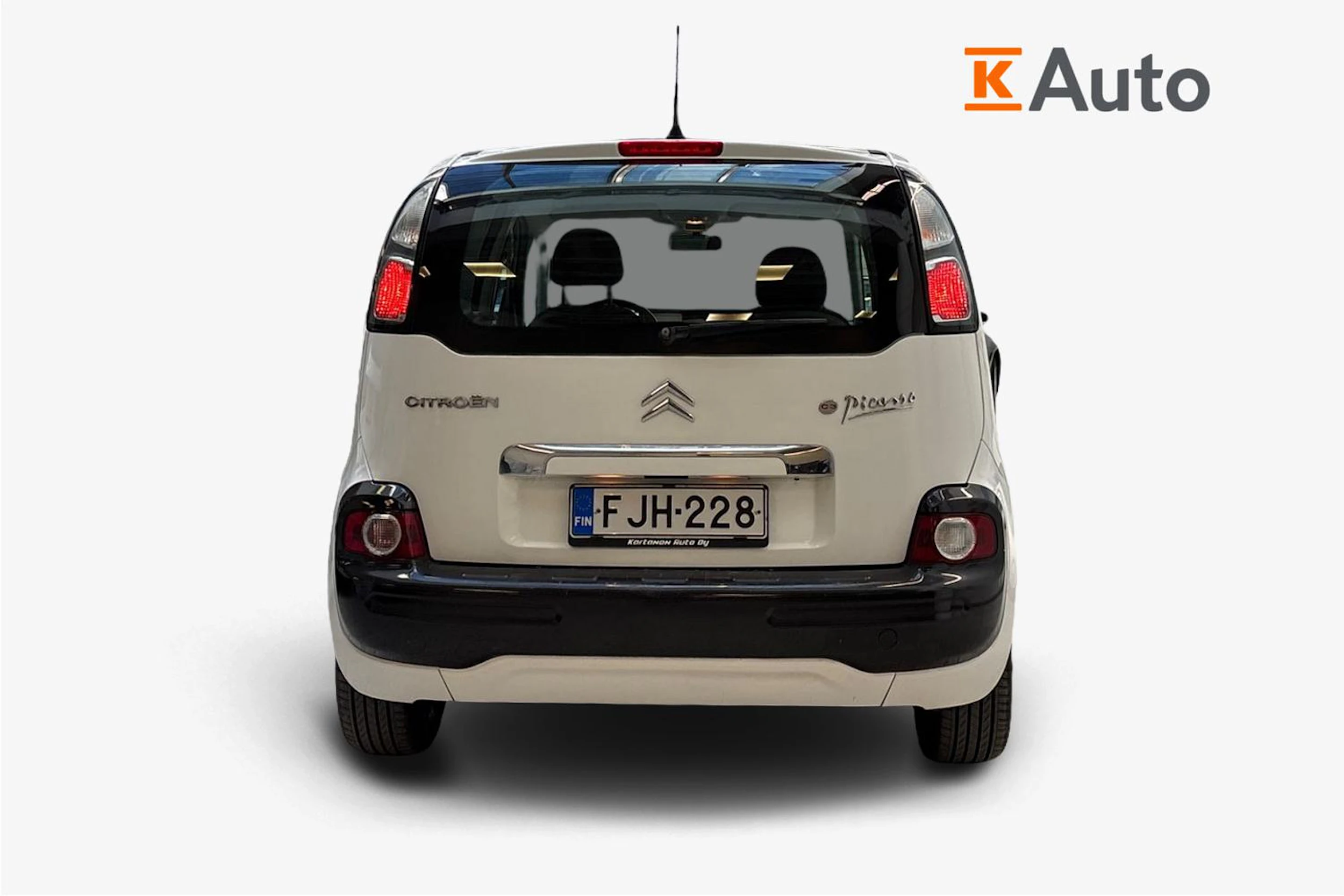 Valkoinen Citroën C3 Picasso 2009 kuva 4.