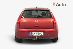 punainen Citroën C4 2007 kuva 3.