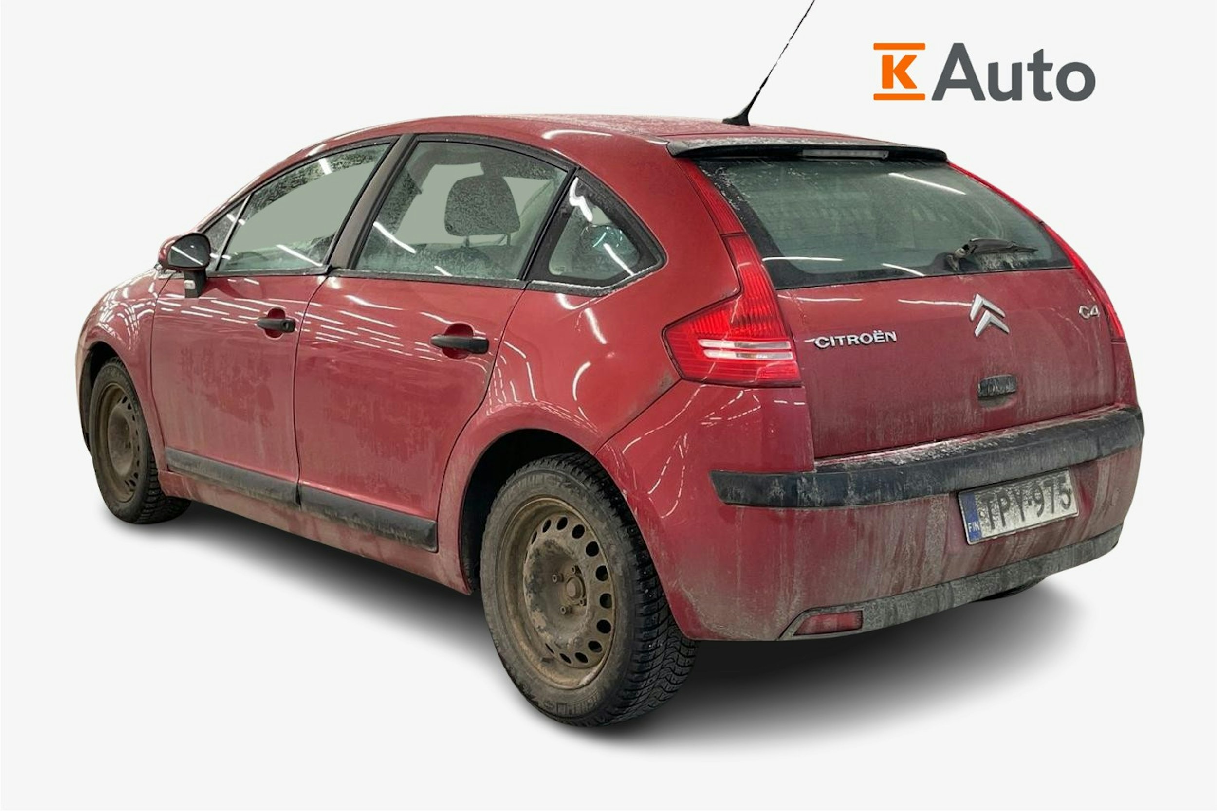 Punainen Citroën C4 2008 kuva 2.