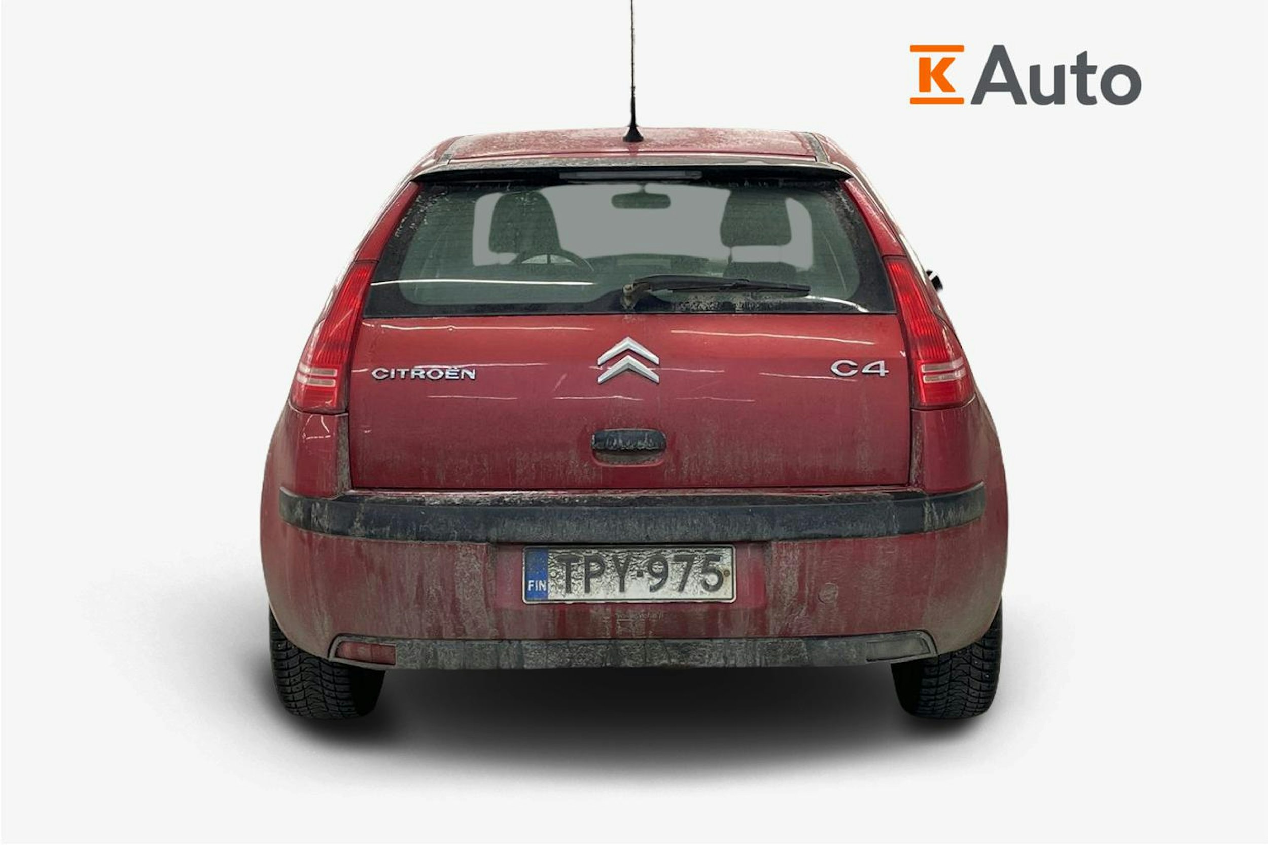 Punainen Citroën C4 2008 kuva 3.