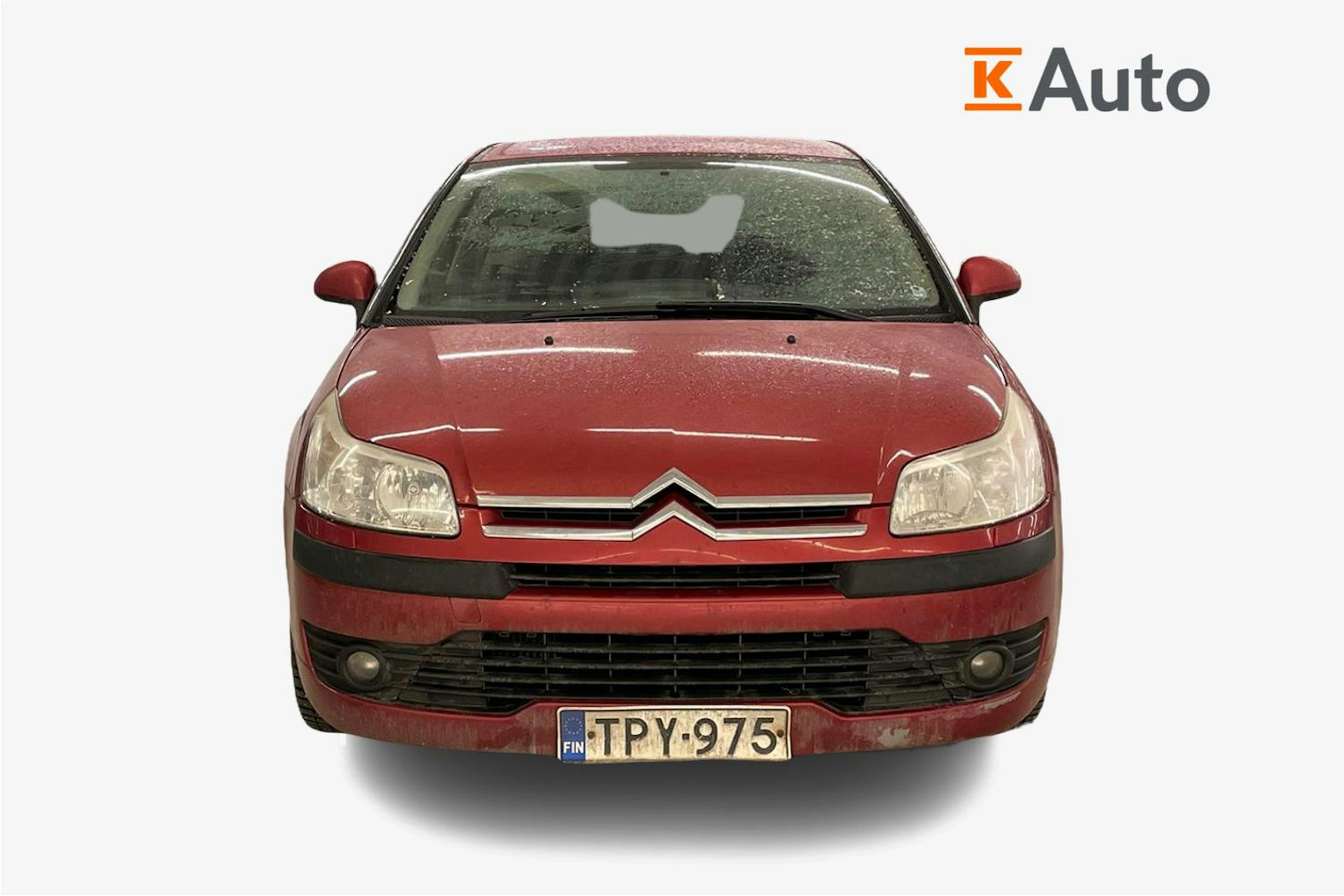 Punainen Citroën C4 2008 kuva 4.
