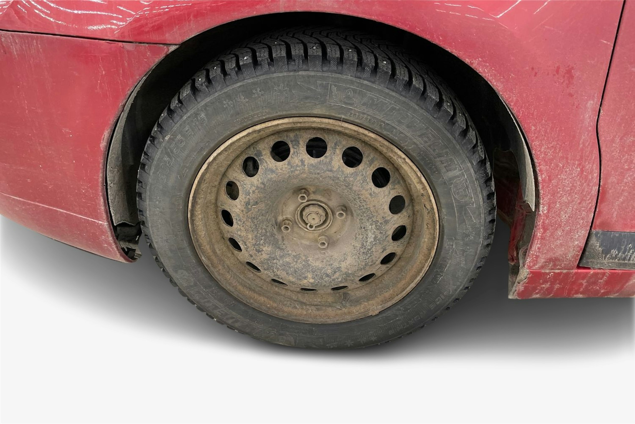 Punainen Citroën C4 2008 kuva 9.