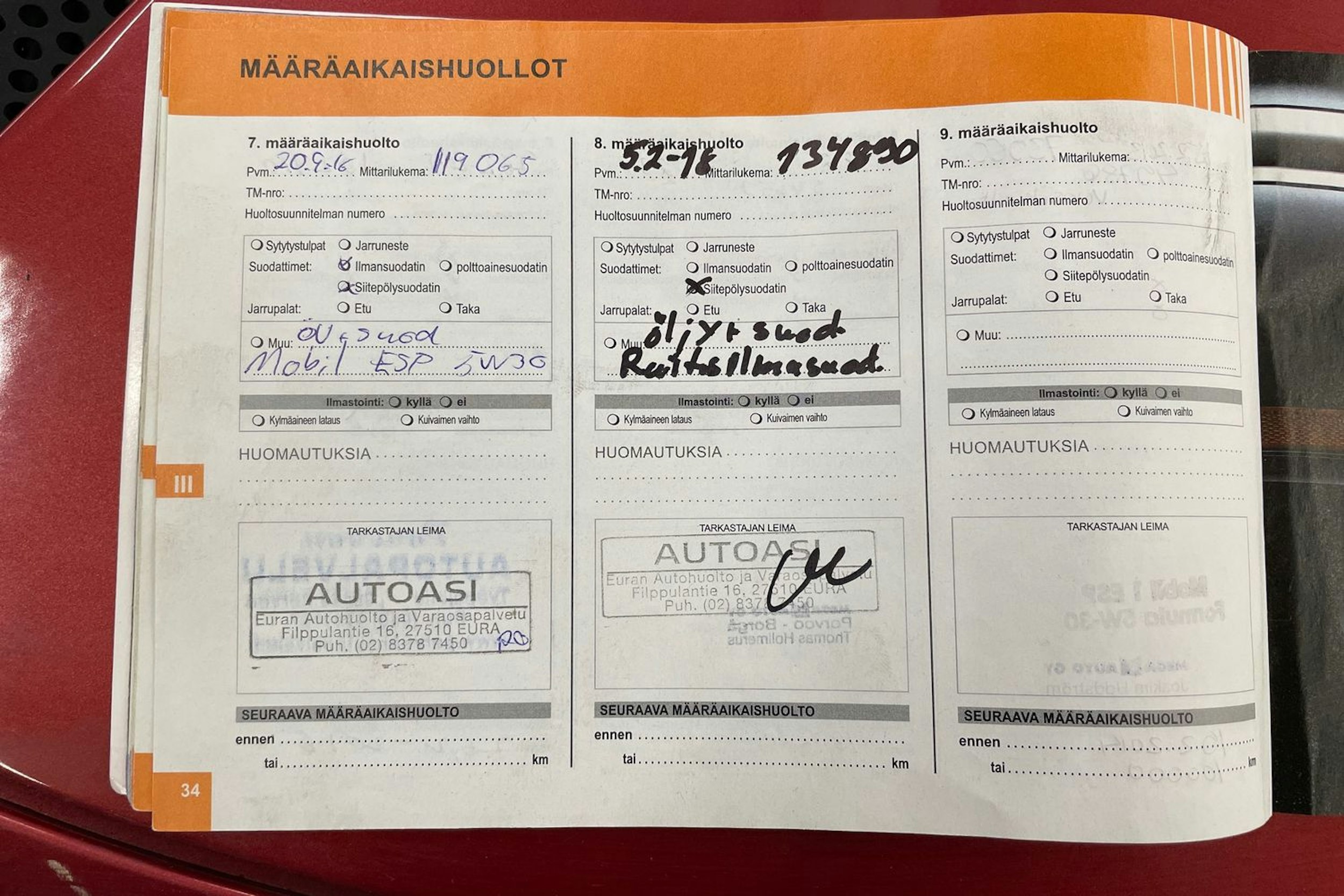 Punainen Citroën C4 2008 kuva 20.