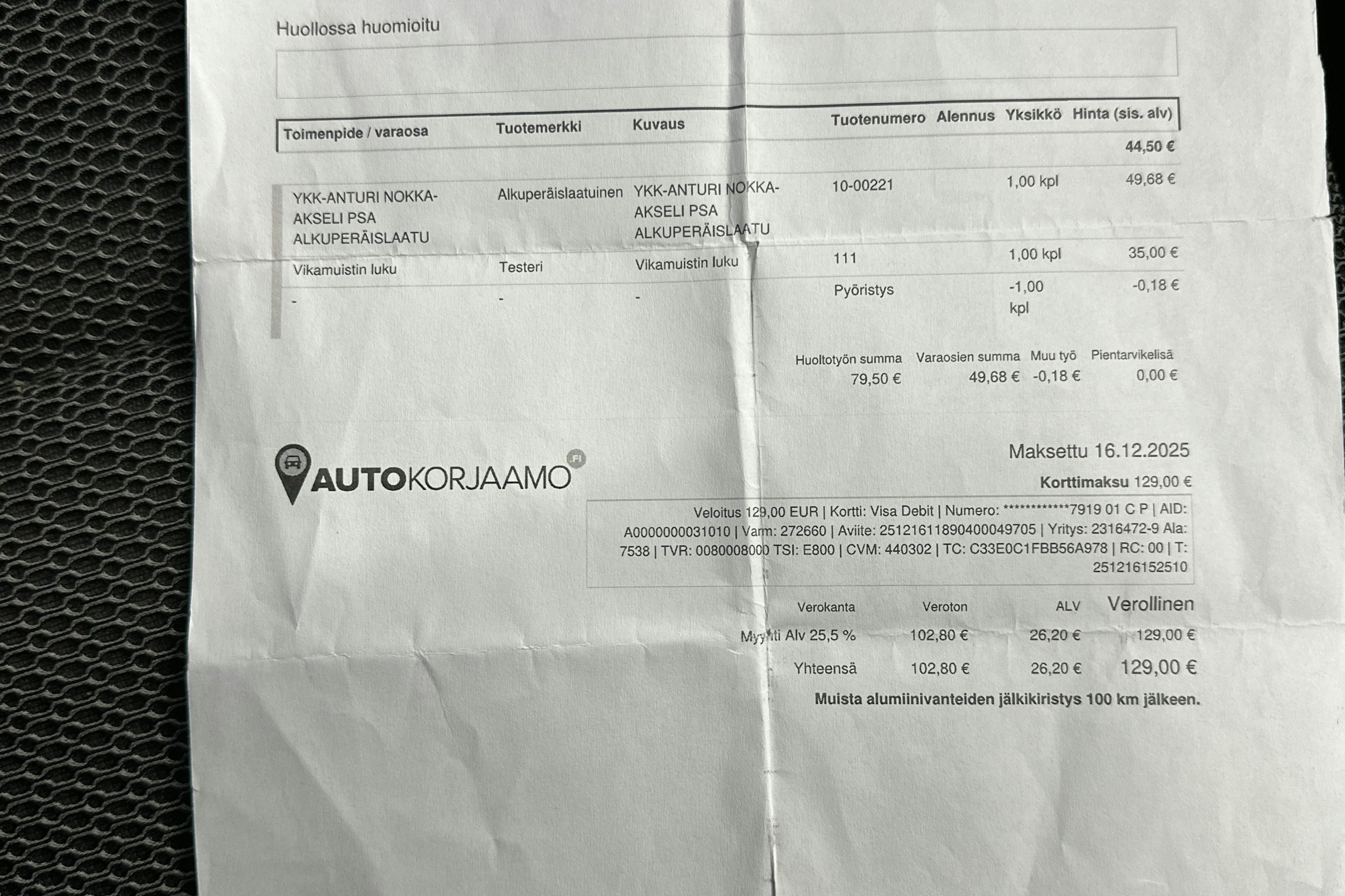 valkoinen metallivär Citroën C4 2014 kuva 32.