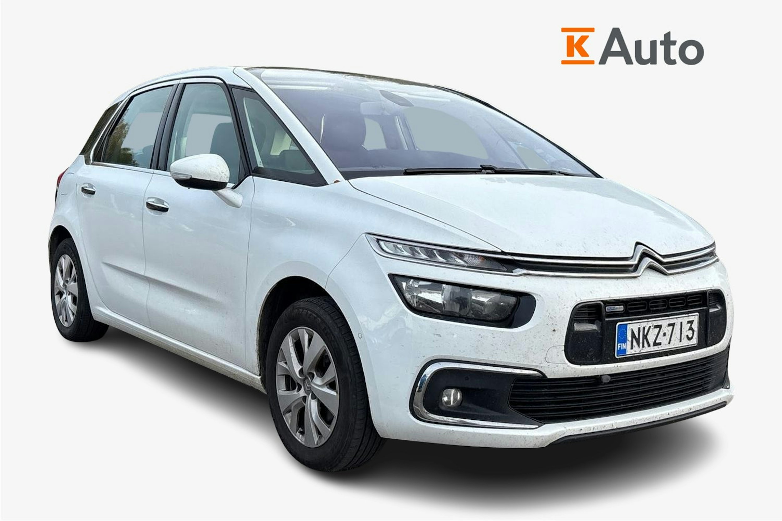 Valkoinen Citroën C4 Picasso 2017 kuva 1.