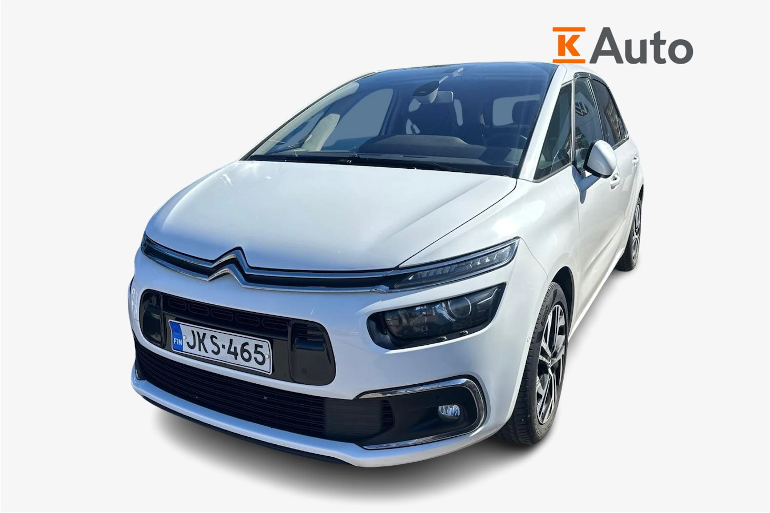 Valkoinen Citroën C4 Picasso 2018 kuva 1.