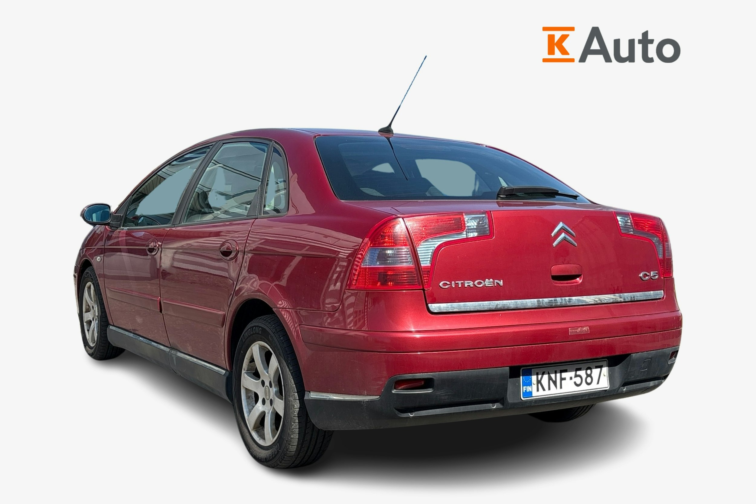 Punainen Citroën C5 2005 kuva 2.