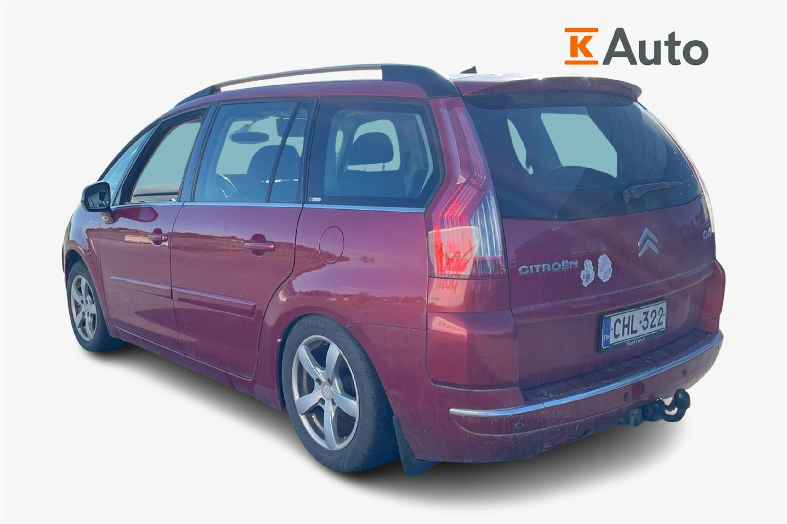 punainen Citroën Grand C4 Picasso 2009 kuva 2.