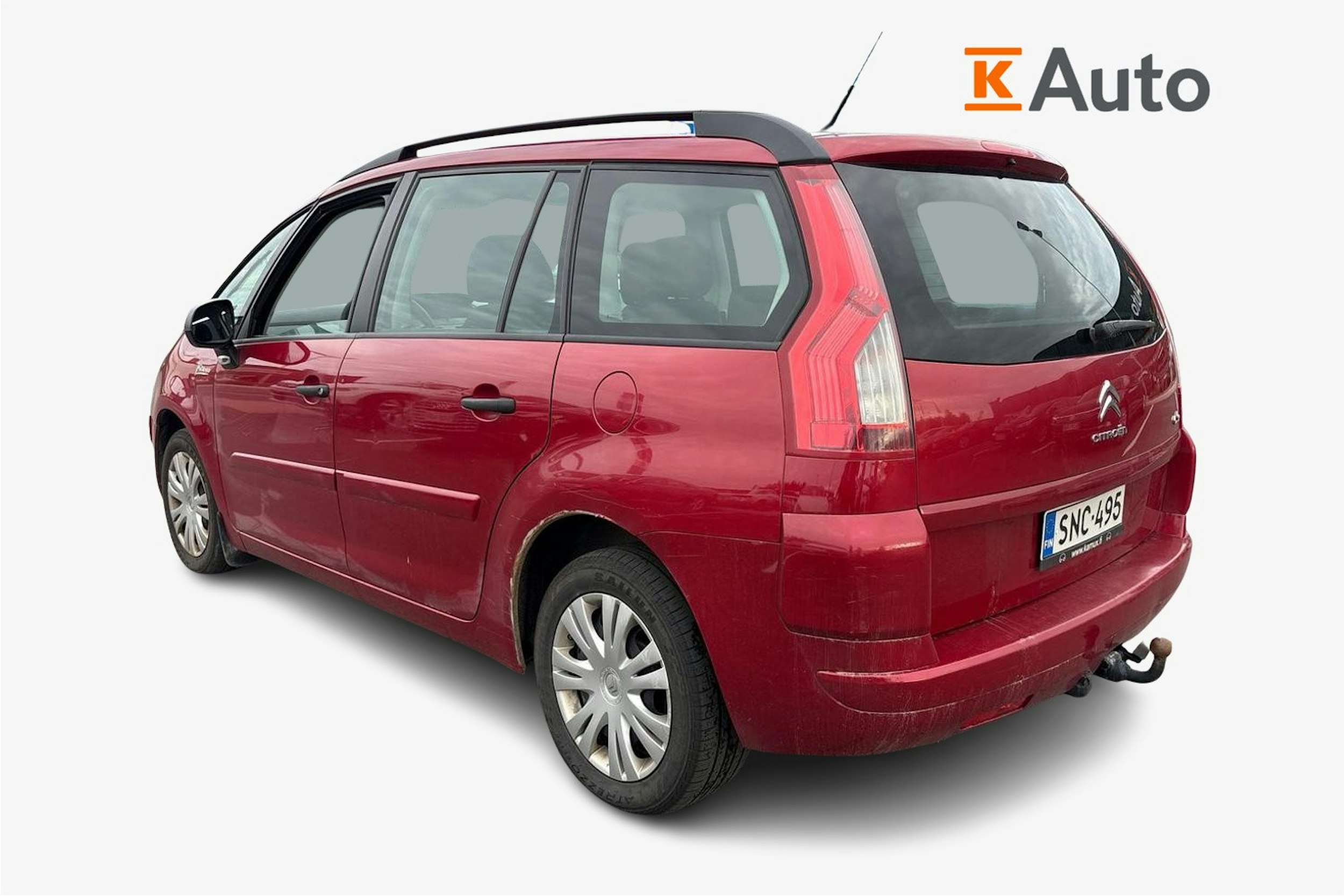 Punainen Citroën Grand C4 Picasso 2012 kuva 2.