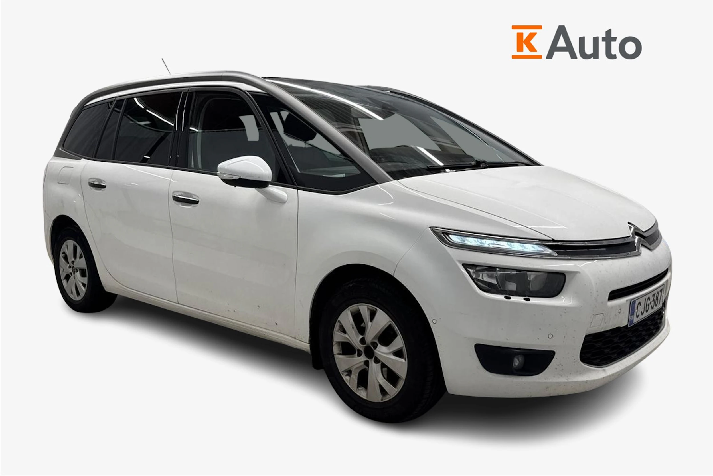 valkoinen Citroën Grand C4 Picasso 2015 kuva 1.