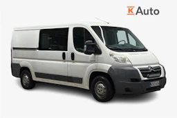 Valkoinen Citroën Jumper 2009 kuva 1.