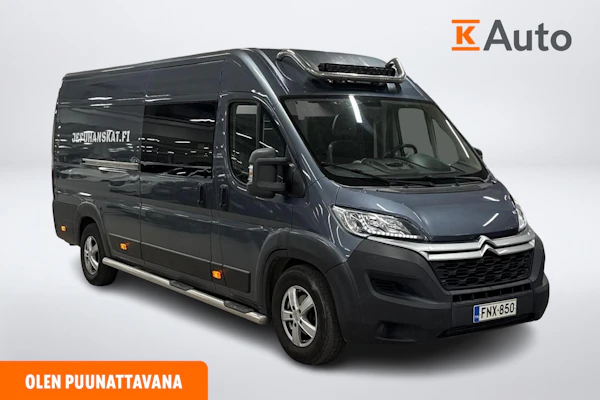Citroën Jumper BlueHDi 163 35+ L4H2 Extrapitkä | 2+4 Hengen Jatko-ohjaamo | Tähänkin autoon saatavilla lisäturva!