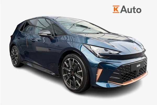 CUPRA Born 140 kW 58 kWh  | Takuu 5v/100tkm  | Aurora Blue- metalliväri  | 20" erikoisvanne |