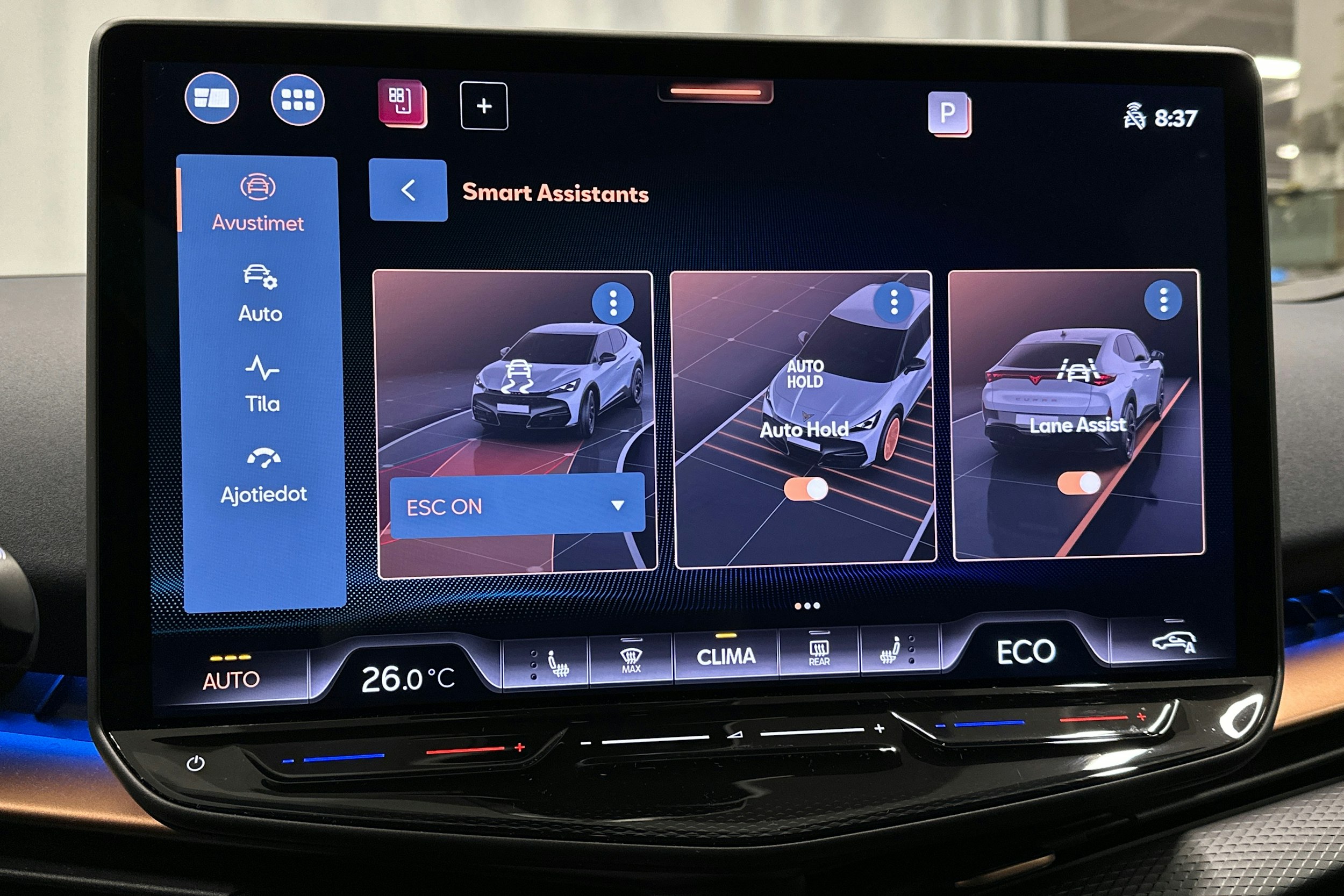 harmaa CUPRA Tavascan 2024 kuva 29.