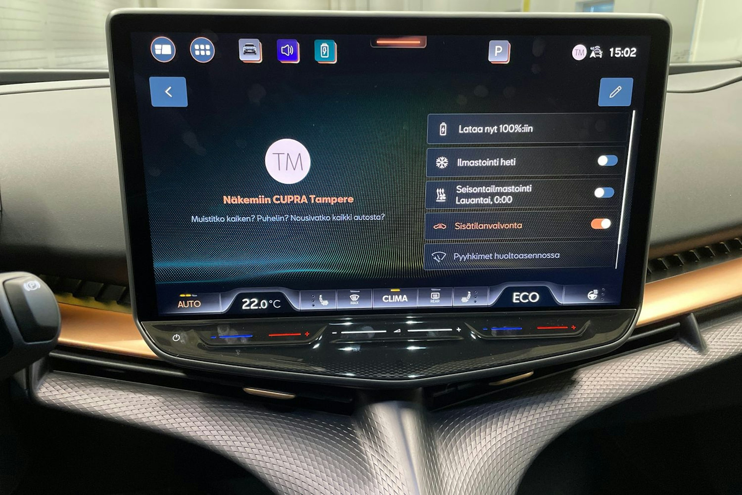 harmaa CUPRA Tavascan 2026 kuva 15.