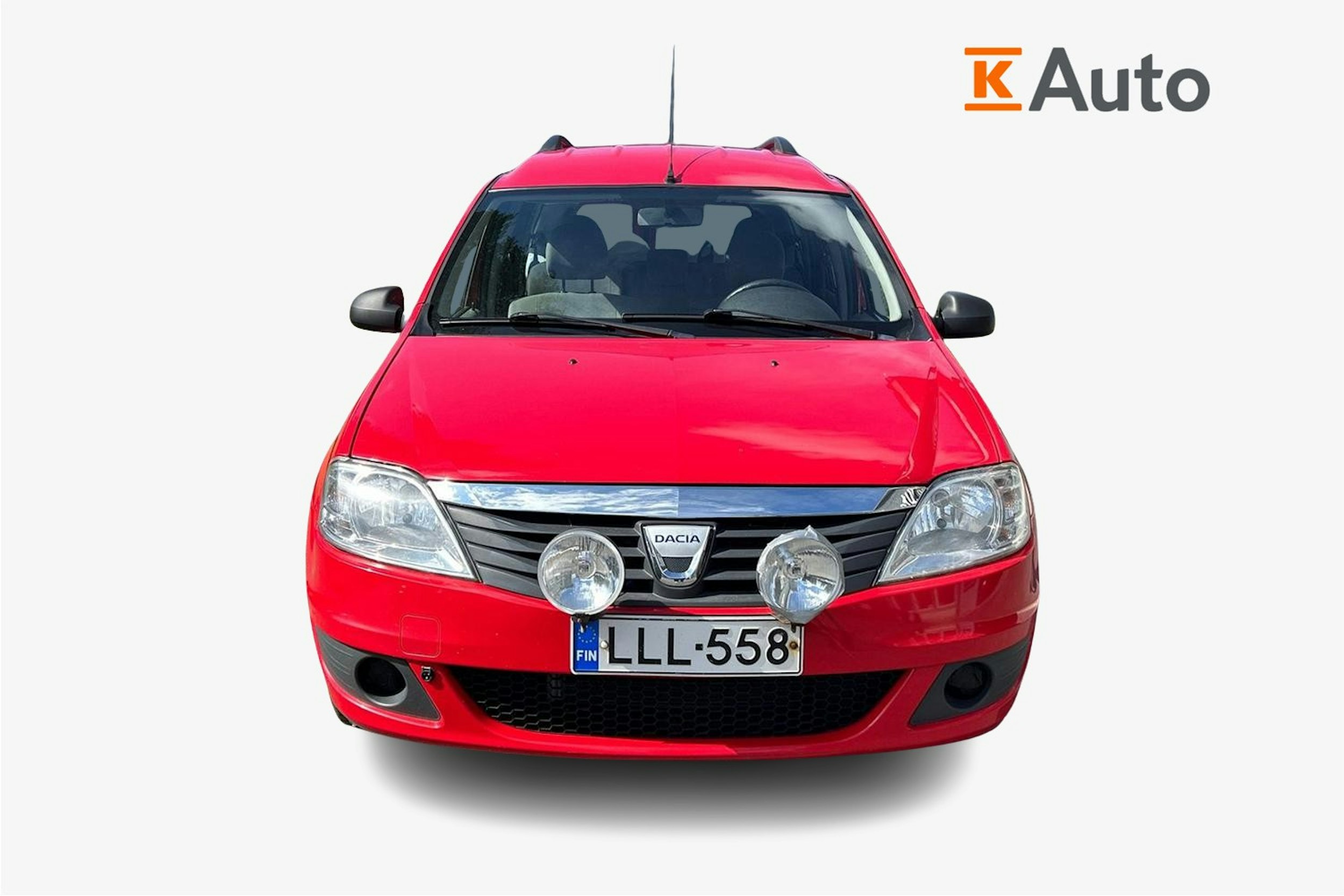 punainen Dacia Logan MCV 2010 kuva 4.