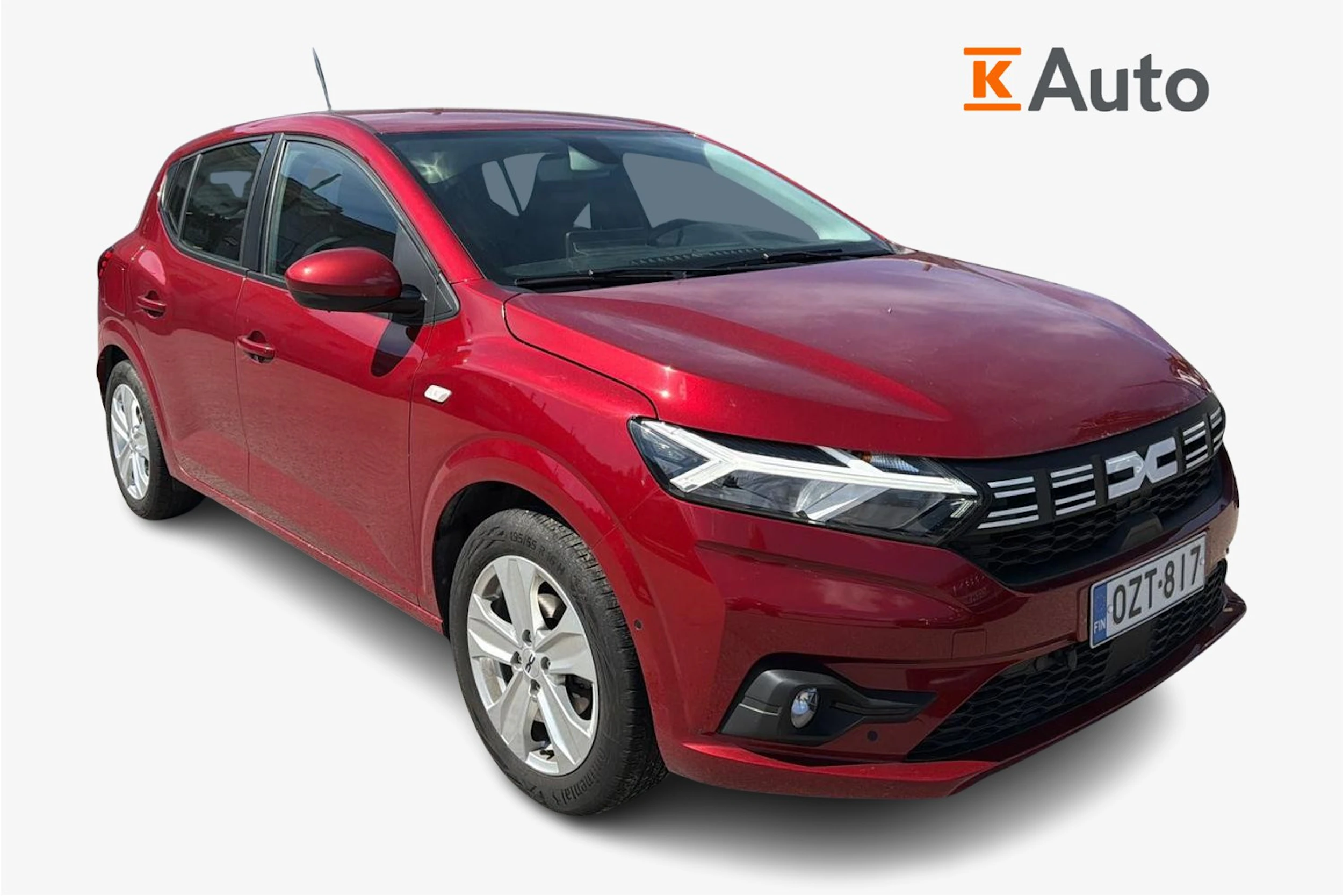 punainen Dacia Sandero 2023 kuva 1.