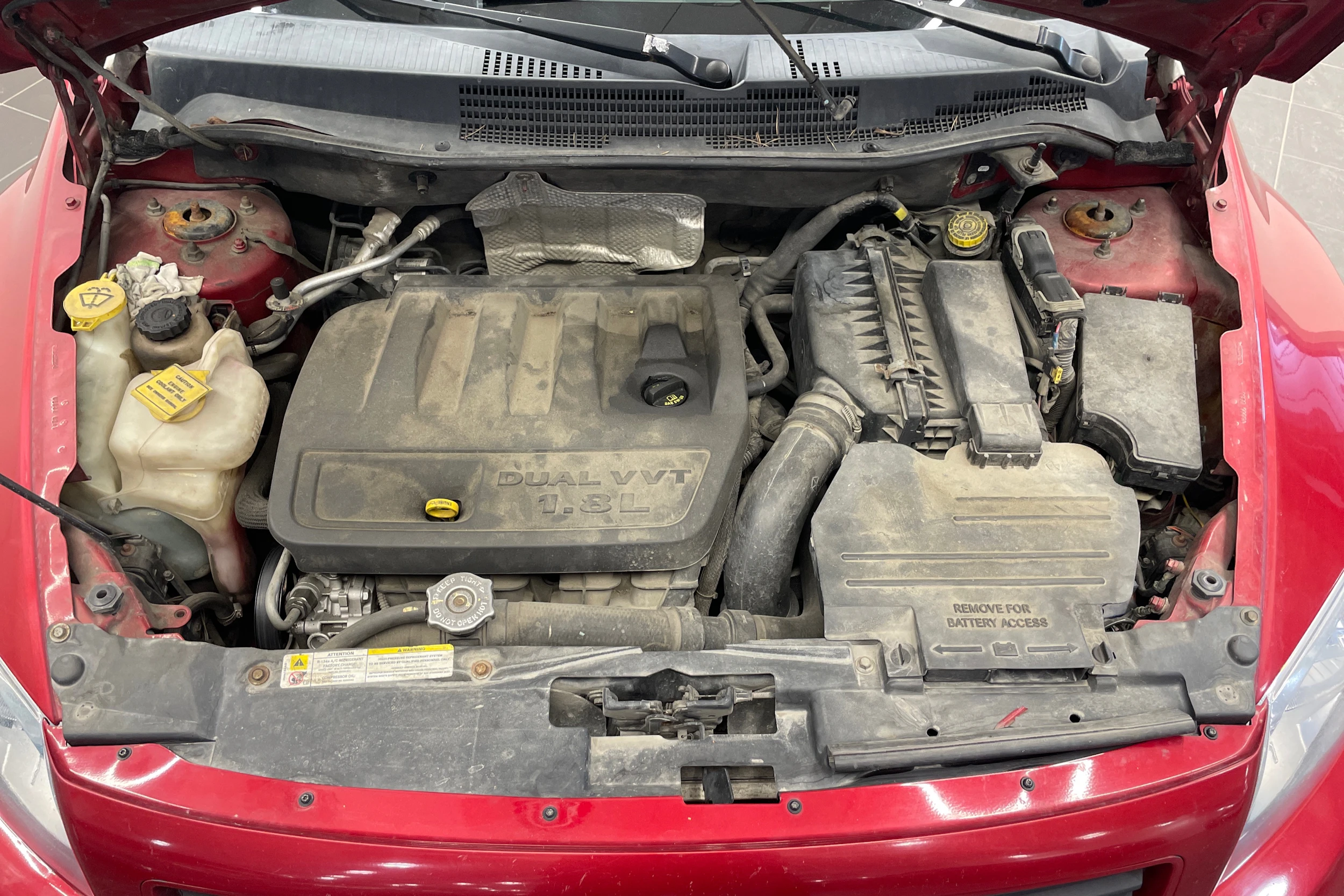 punainen Dodge Caliber 2006 kuva 13.