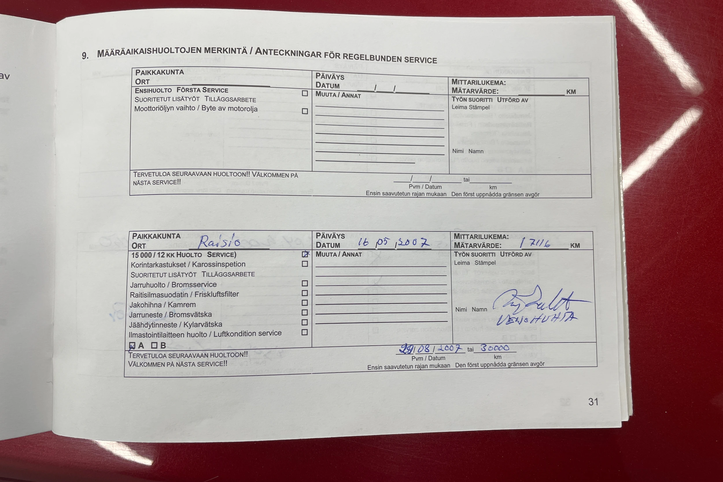 punainen Dodge Caliber 2006 kuva 23.